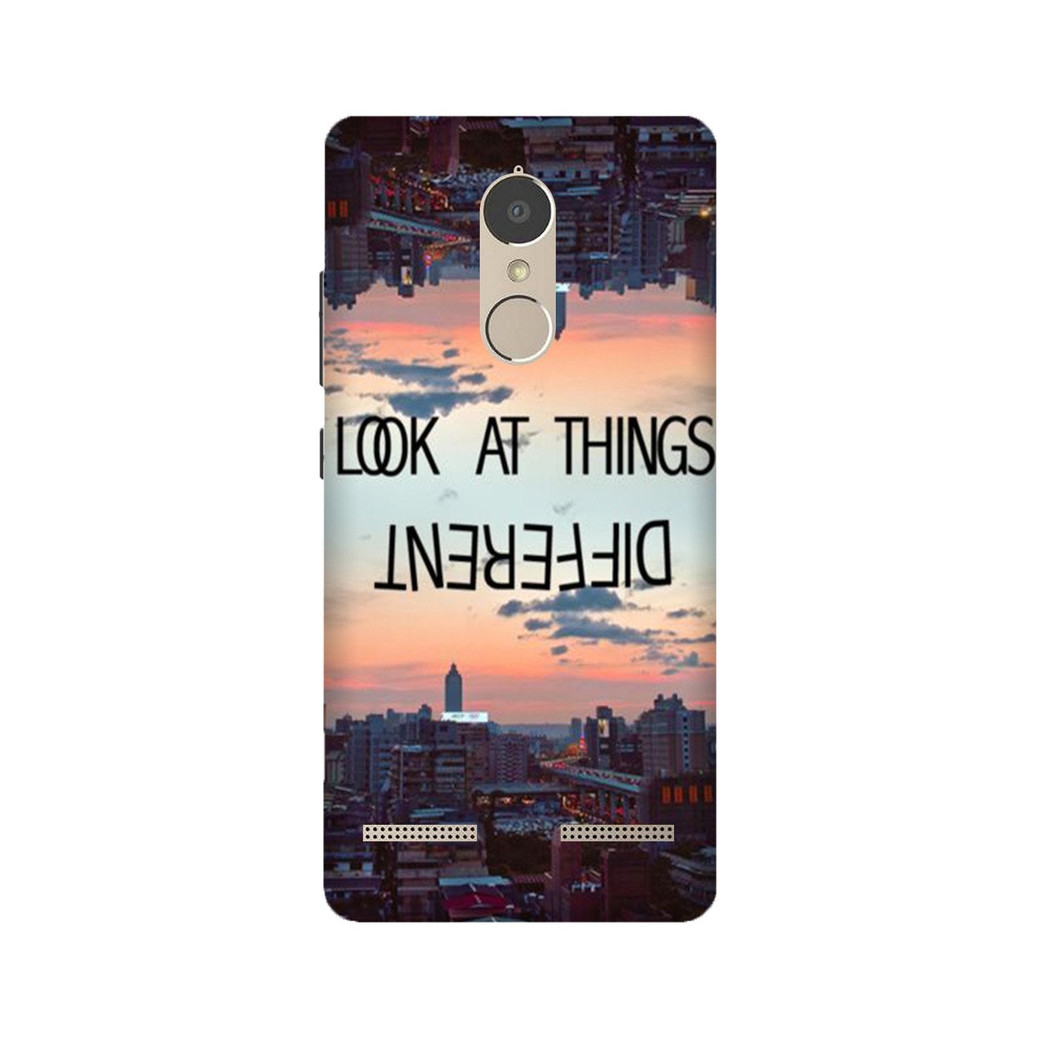 Look at things different Mobile Back Case for Lenovo K6 / K6 Power (Design - 99) Look at things different Case for Lenovo K6 / K6 Power
