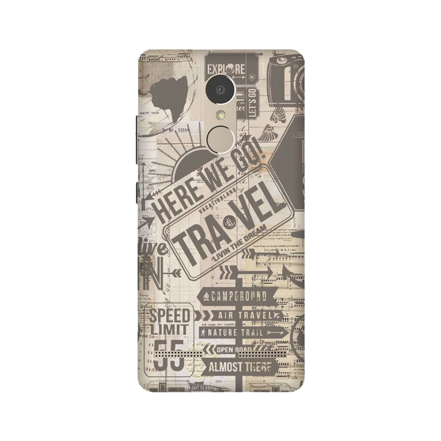 Travel Mobile Back Case for Lenovo K6 / K6 Power (Design - 104) Travel Case for Lenovo K6 / K6 Power (Design - 104)