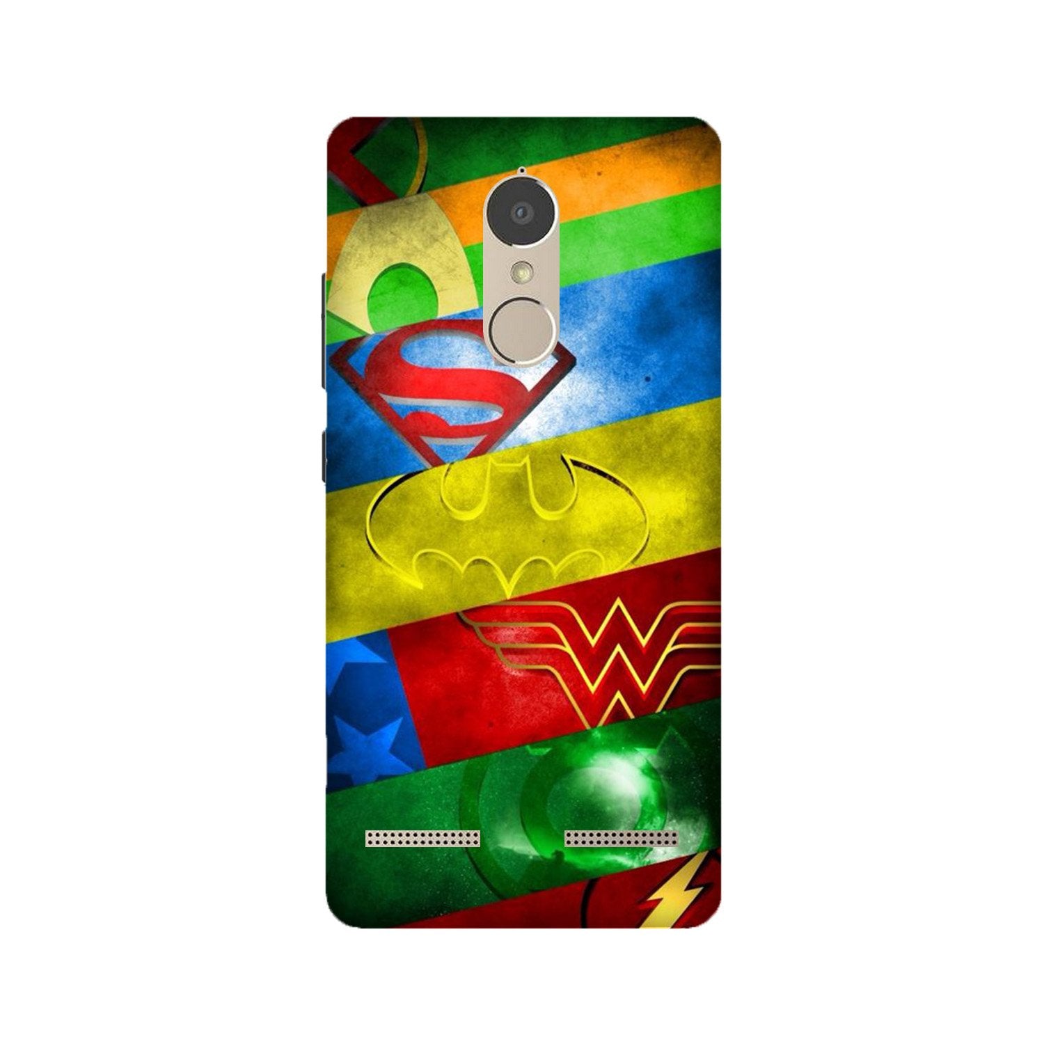 Superheros Logo Mobile Back Case for Lenovo K6 / K6 Power (Design - 251) Superheros Logo Case for Lenovo K6 / K6 Power (Design No. 251)