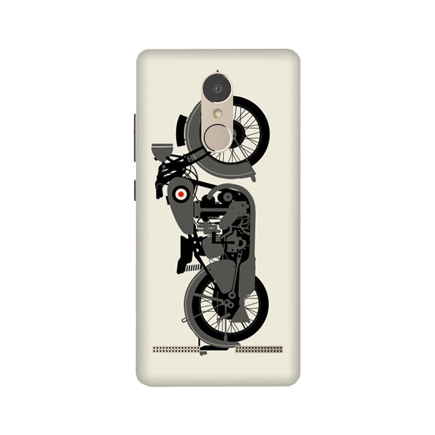 MotorCycle Mobile Back Case for Lenovo K6 / K6 Power (Design - 259) MotorCycle Case for Lenovo K6 / K6 Power (Design No. 259)