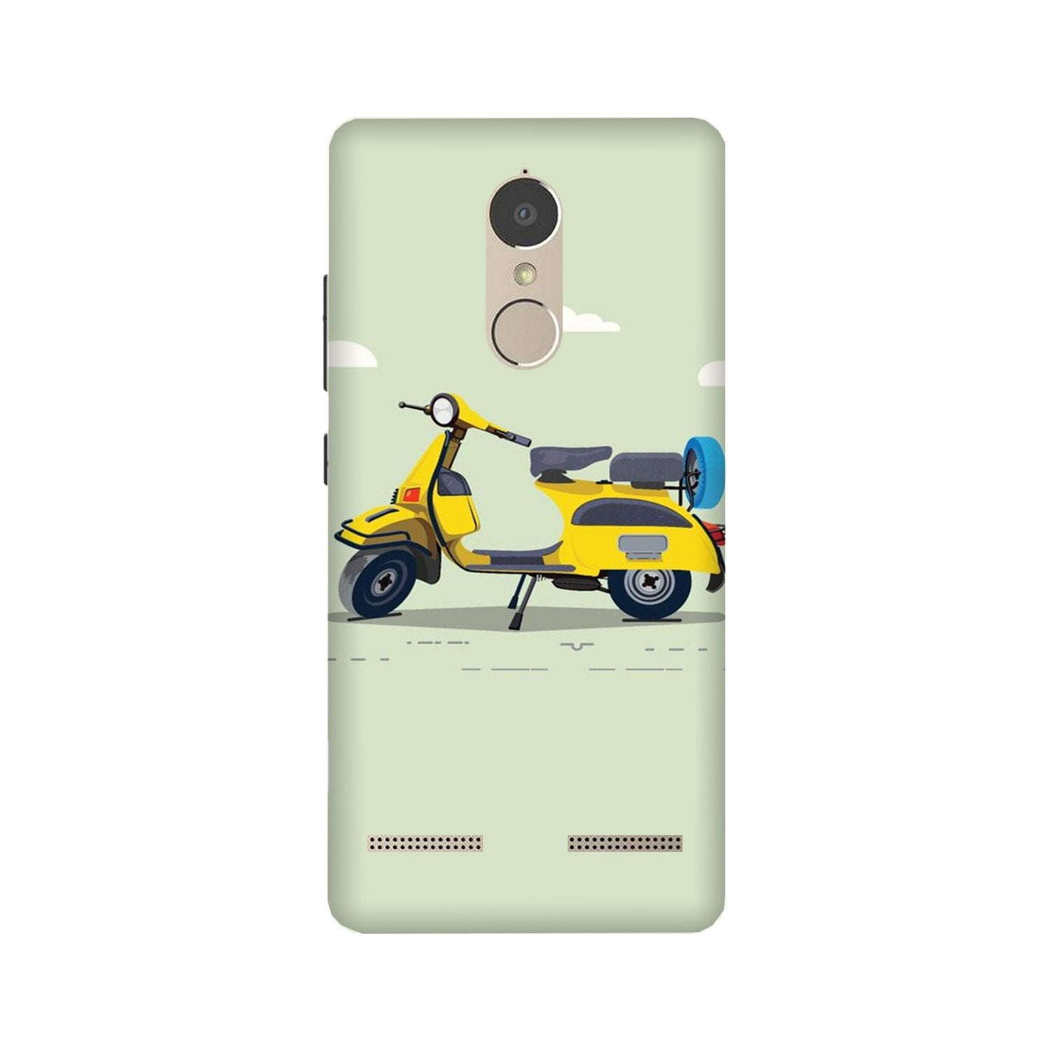 Vintage Scooter Mobile Back Case for Lenovo K6 / K6 Power (Design - 260) Vintage Scooter Case for Lenovo K6 / K6 Power (Design No. 260)