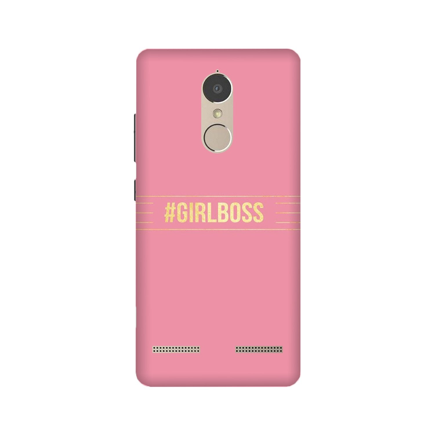 Girl Boss Pink Mobile Back Case for Lenovo K6 / K6 Power (Design - 263) Girl Boss Pink Case for Lenovo K6 / K6 Power (Design No. 263)
