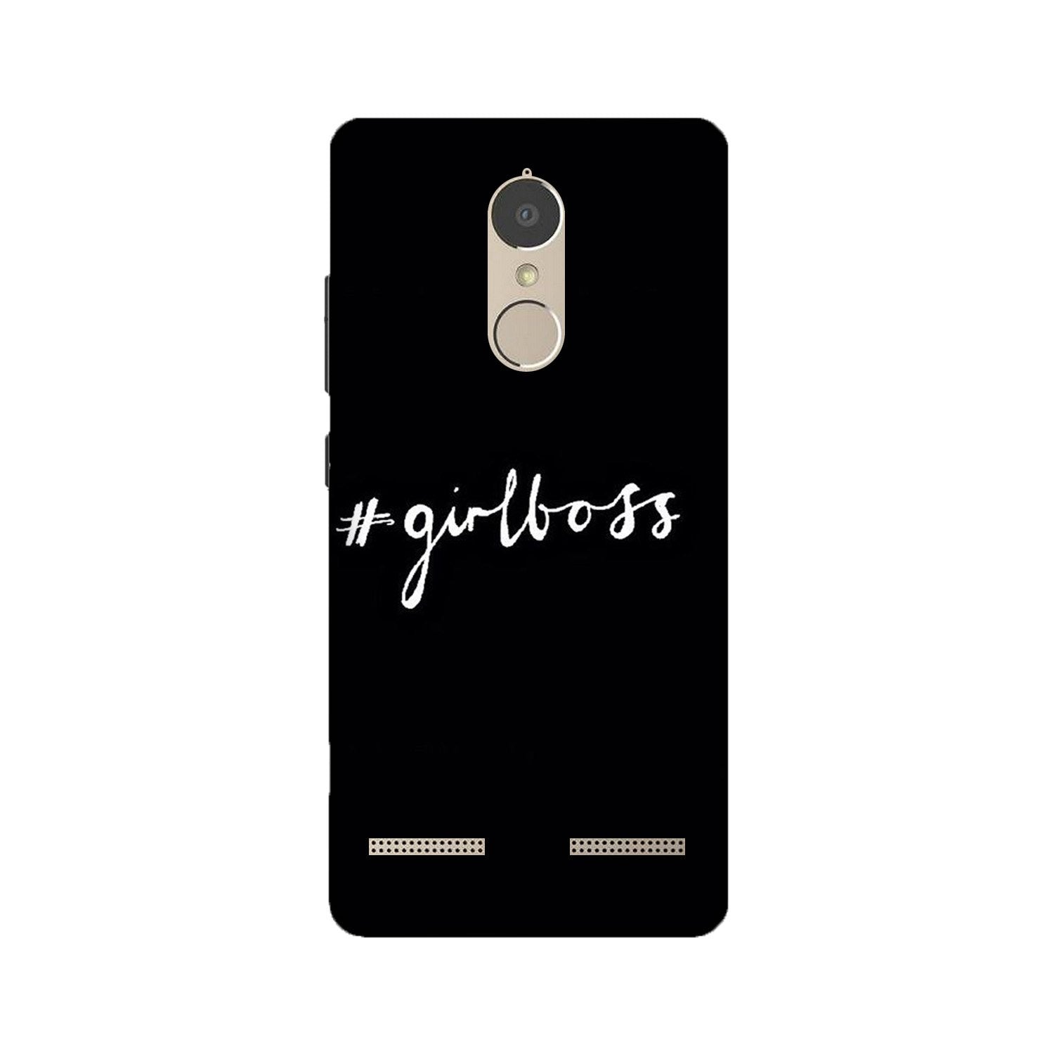 #GirlBoss Mobile Back Case for Lenovo K6 / K6 Power (Design - 266) #GirlBoss Case for Lenovo K6 / K6 Power (Design No. 266)