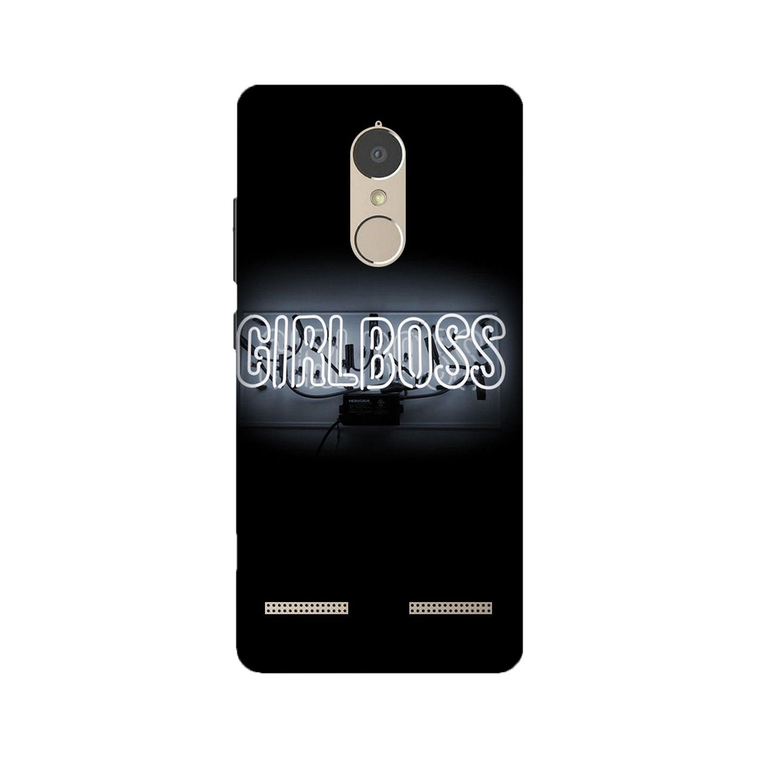 Girl Boss Black Mobile Back Case for Lenovo K6 / K6 Power (Design - 268) Girl Boss Black Case for Lenovo K6 / K6 Power (Design No. 268)