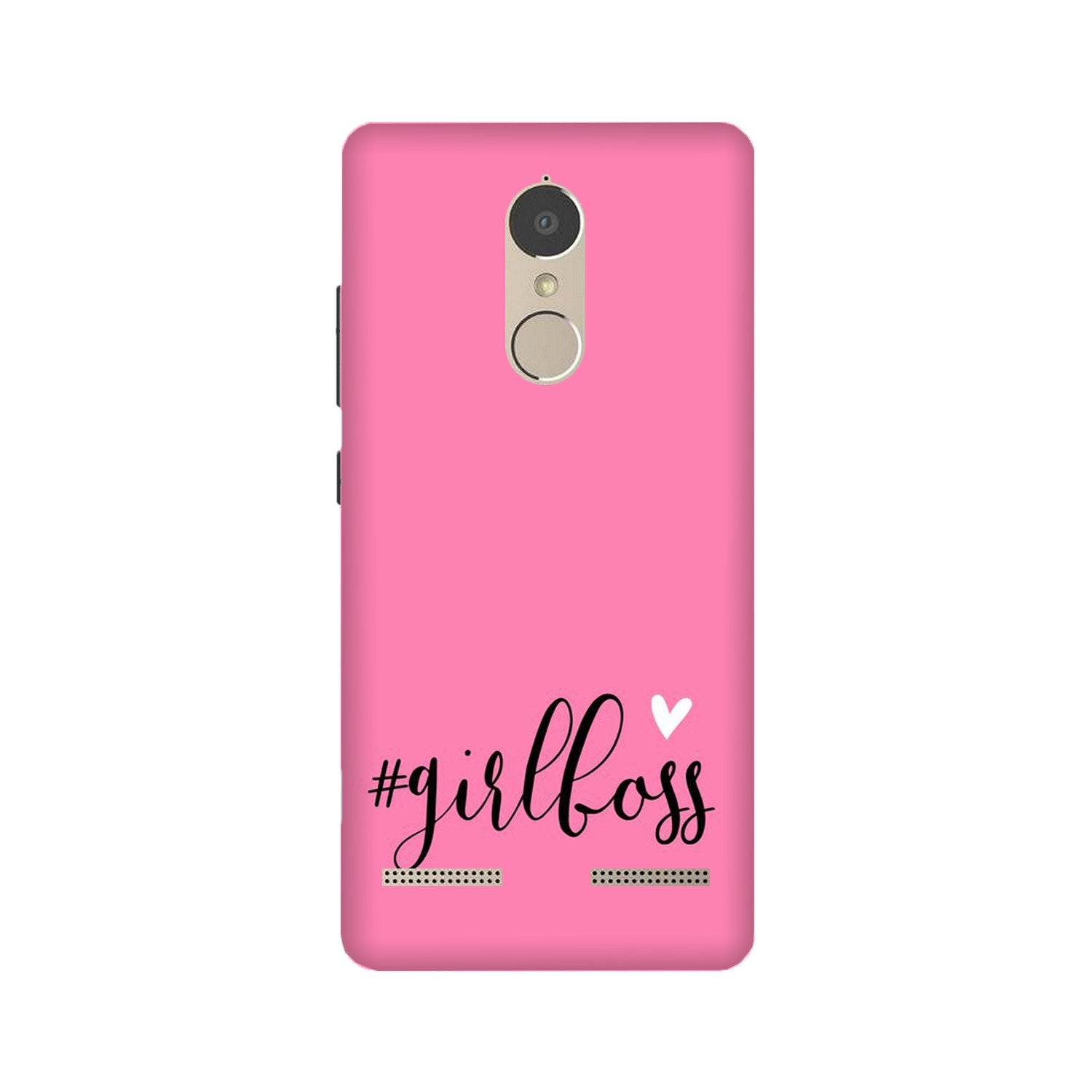 Girl Boss Pink Mobile Back Case for Lenovo K6 / K6 Power (Design - 269) Girl Boss Pink Case for Lenovo K6 / K6 Power (Design No. 269)