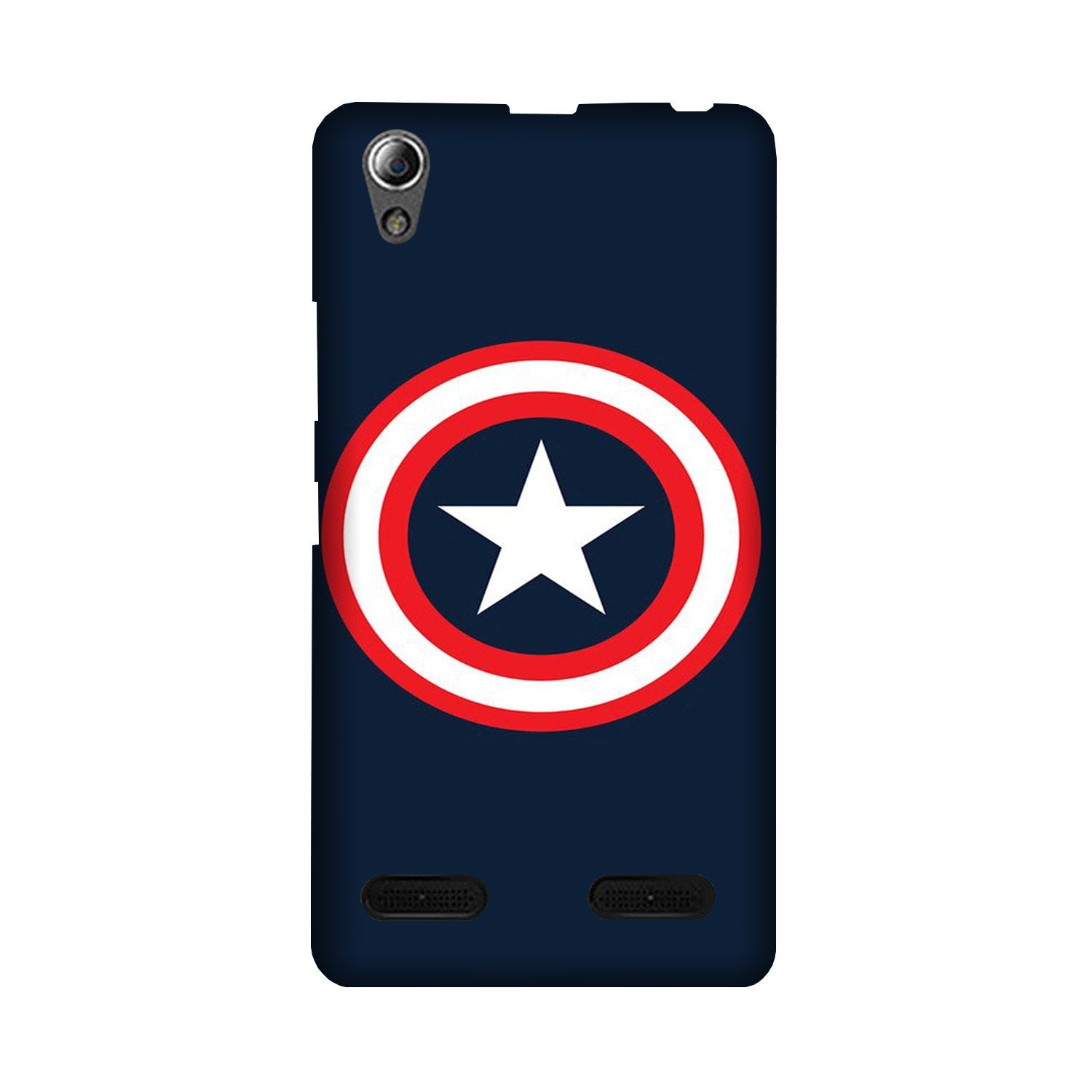 Captain America Mobile Back Case for Lenovo A6000 (Design - 42) Captain America Case for Lenovo A6000