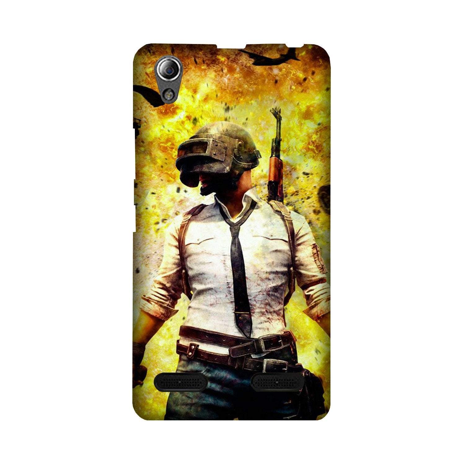 Pubg Mobile Back Case for Lenovo A6000 (Design - 180) Pubg Case for Lenovo A6000 (Design - 180)