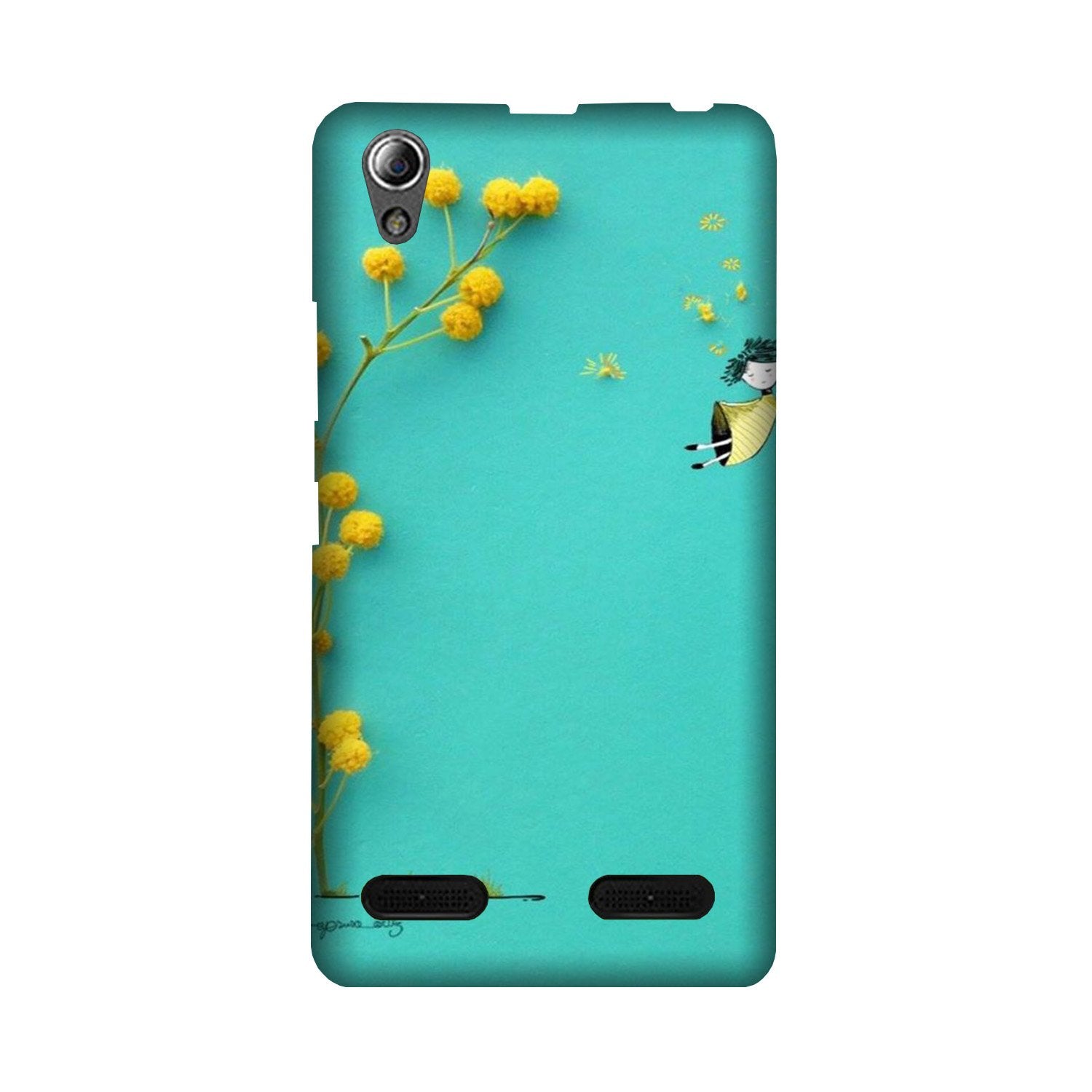 Flowers Girl Mobile Back Case for Lenovo A6000 (Design - 216) Flowers Girl Case for Lenovo A6000 (Design No. 216)