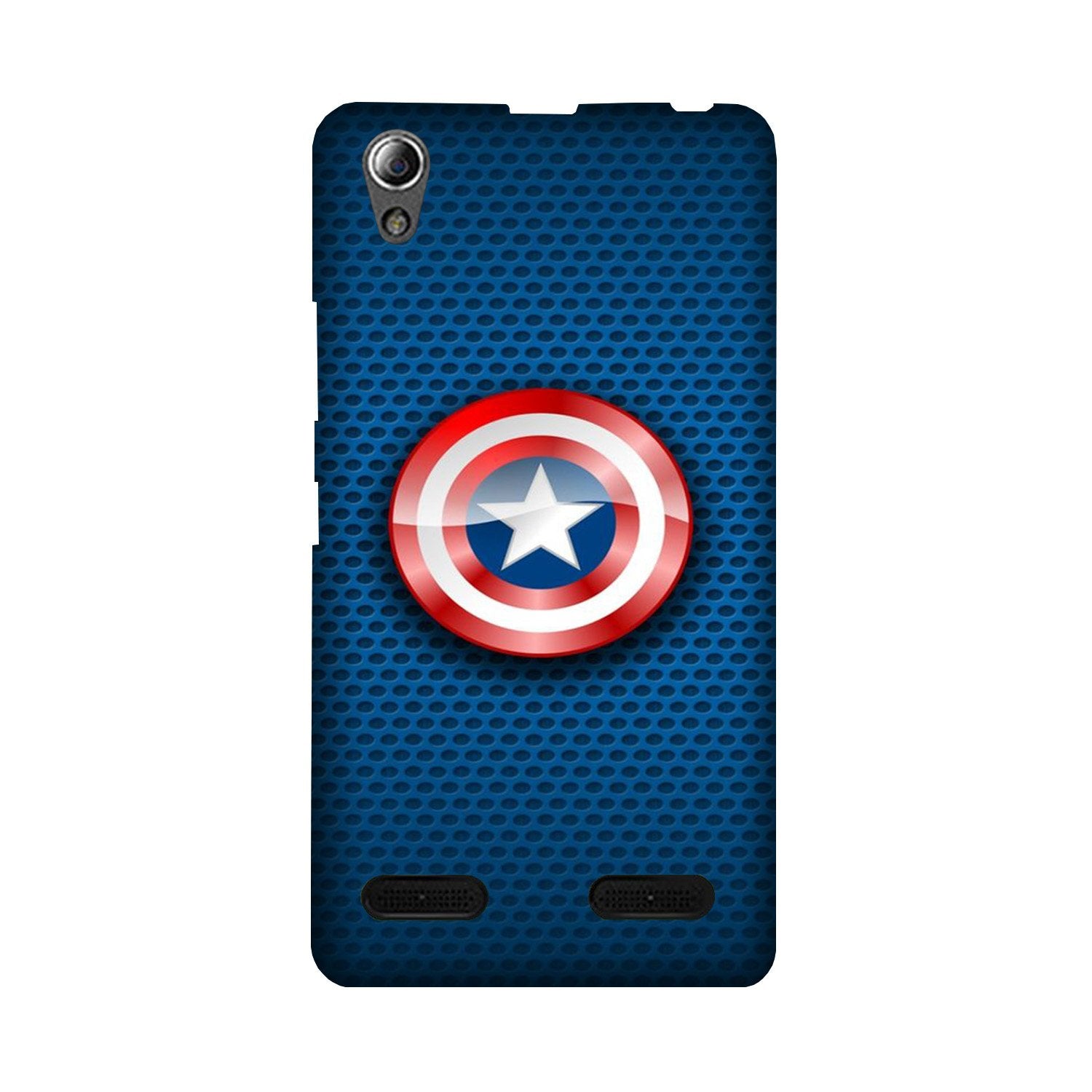 Captain America Shield Mobile Back Case for Lenovo A6000 (Design - 253) Captain America Shield Case for Lenovo A6000 (Design No. 253)