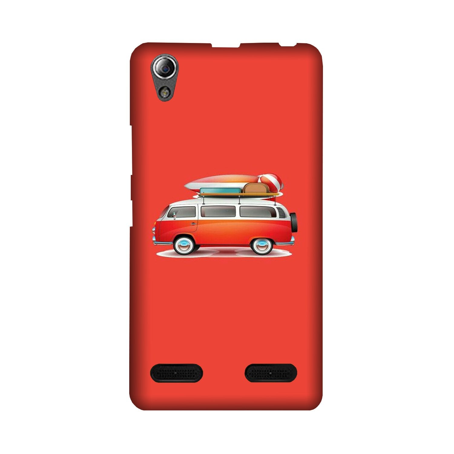 Travel Bus Mobile Back Case for Lenovo A6000 (Design - 258) Travel Bus Case for Lenovo A6000 (Design No. 258)