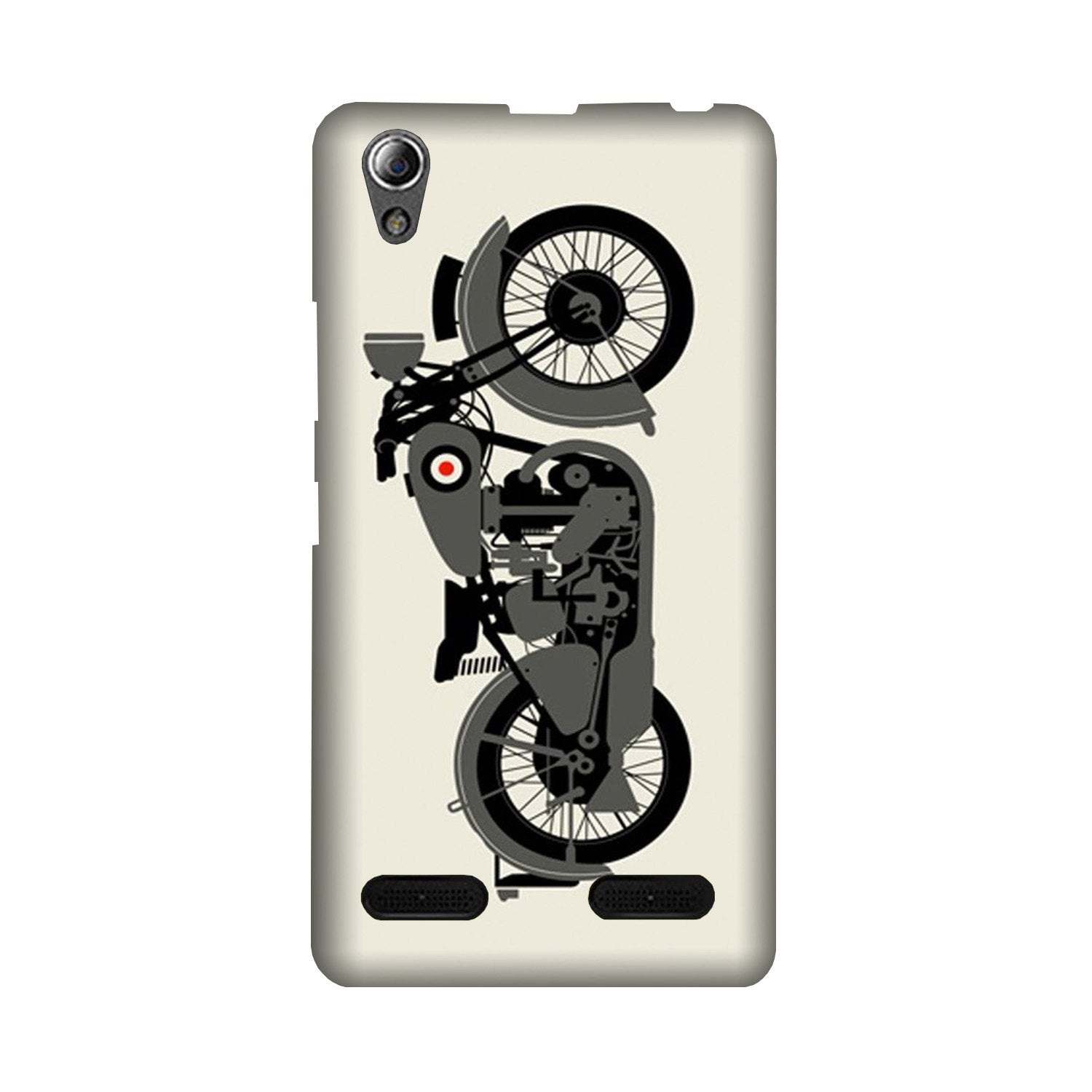 MotorCycle Mobile Back Case for Lenovo A6000 (Design - 259) MotorCycle Case for Lenovo A6000 (Design No. 259)