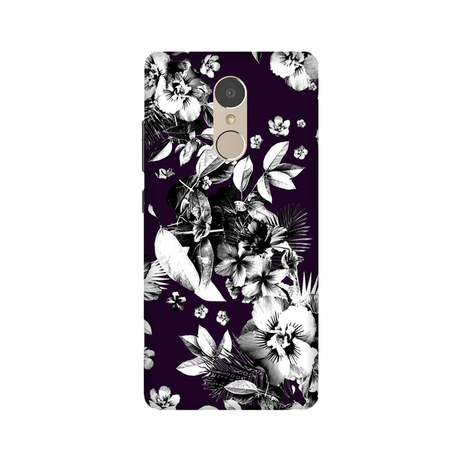 white flowers Mobile Back Case for Lenovo K6 Note (Design - 7) white flowers Case for Lenovo K6 Note