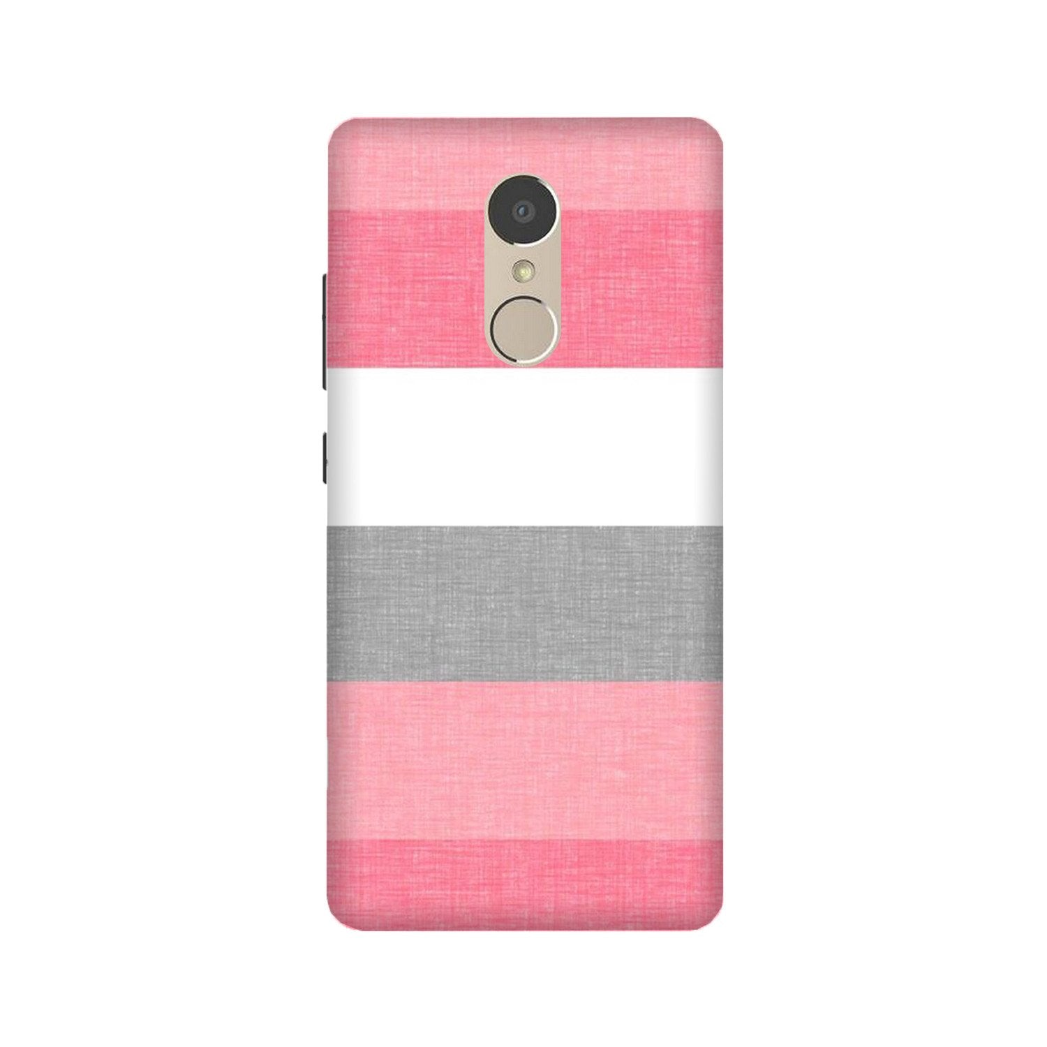 Pink white pattern Mobile Back Case for Lenovo K6 Note (Design - 55) Pink white pattern Case for Lenovo K6 Note