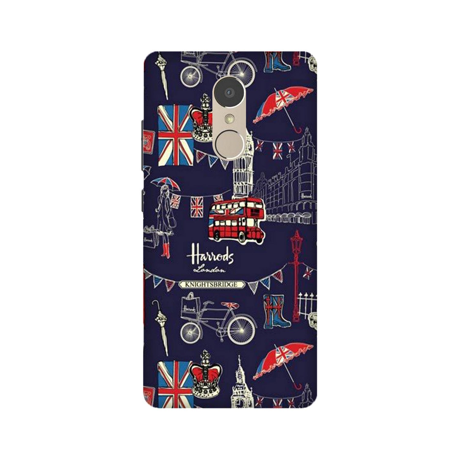 Love London Mobile Back Case for Lenovo K6 Note (Design - 75) Love London Case for Lenovo K6 Note