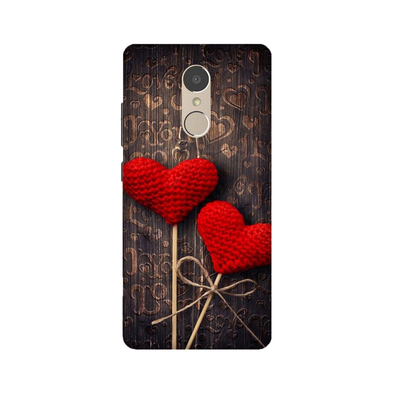 Red Hearts Mobile Back Case for Lenovo K6 Note (Design - 80) Red Hearts Case for Lenovo K6 Note
