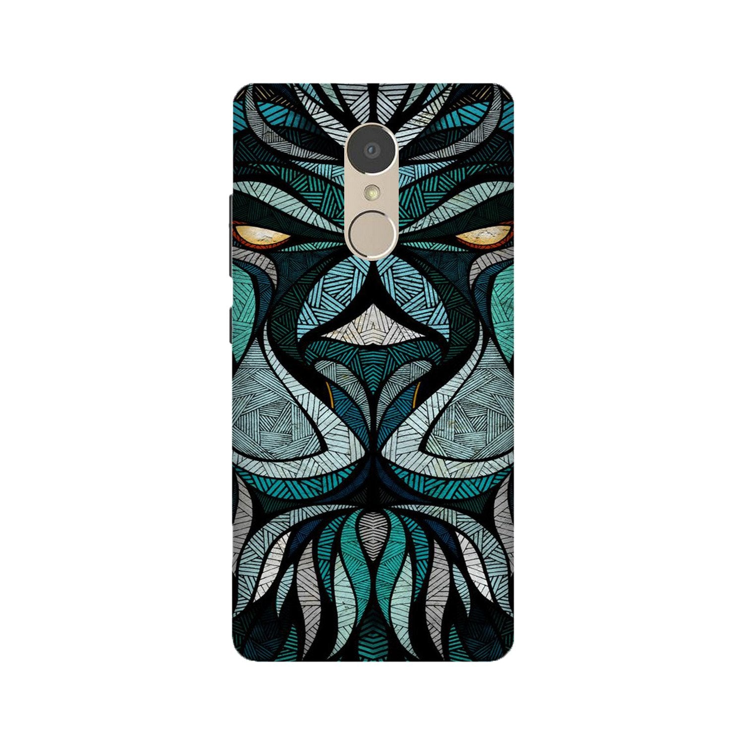 Lion Mobile Back Case for Lenovo K6 Note (Design - 97) Lion Case for Lenovo K6 Note