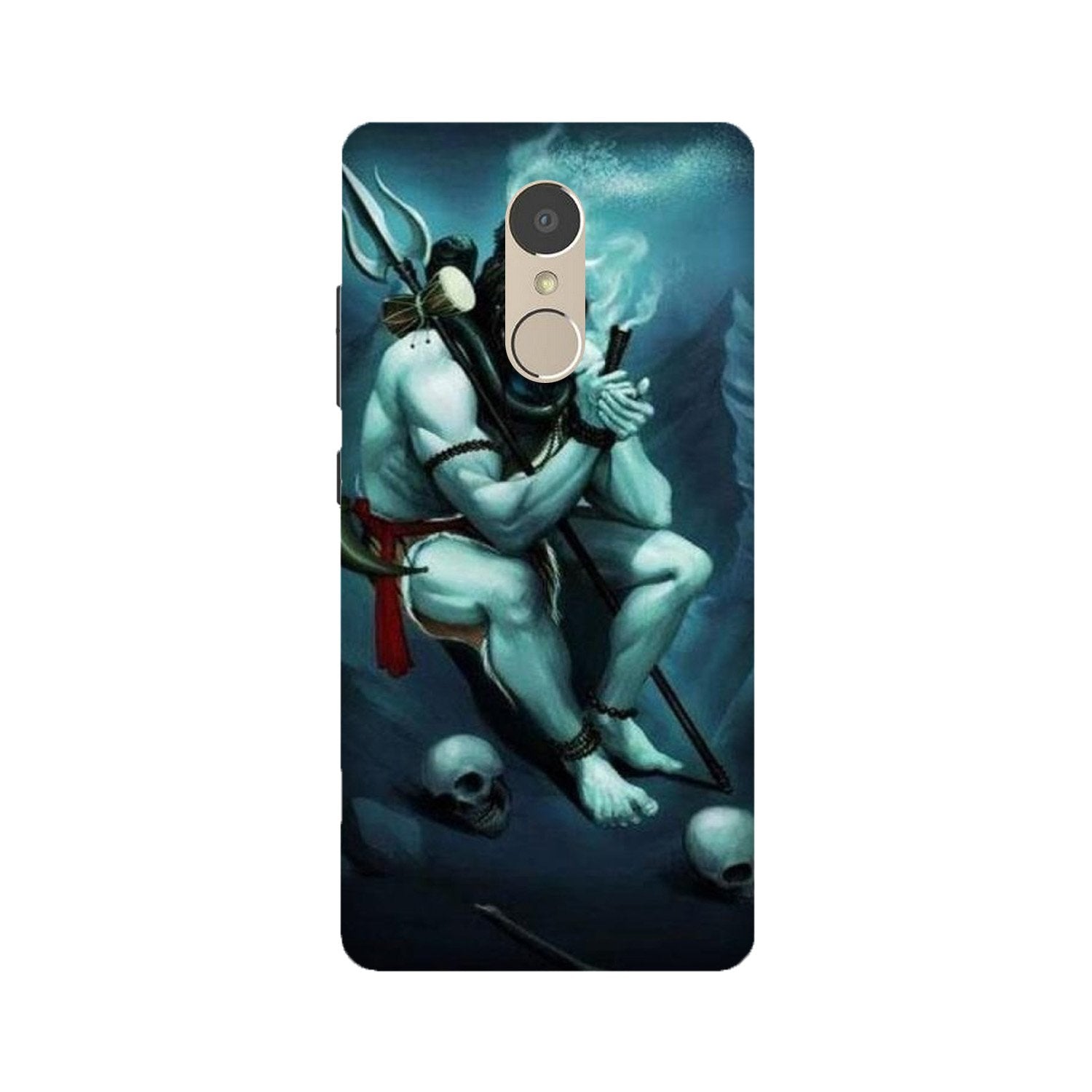 Lord Shiva Mahakal2 Mobile Back Case for Lenovo K6 Note (Design - 98) Lord Shiva Mahakal2 Case for Lenovo K6 Note