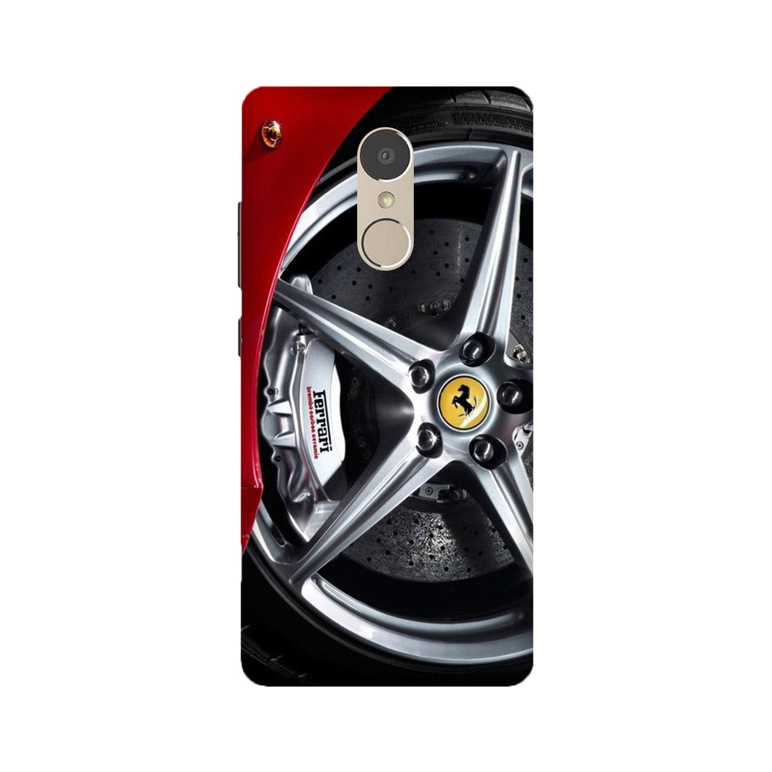 Ferari Mobile Back Case for Lenovo K6 Note (Design - 133) Ferari Case for Lenovo K6 Note (Design - 133)