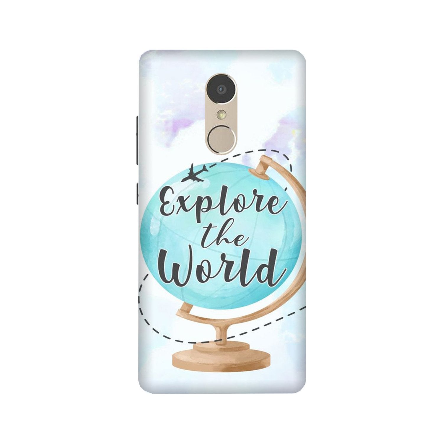 Explore the World Mobile Back Case for Lenovo K6 Note (Design - 207) Explore the World Case for Lenovo K6 Note (Design No. 207)