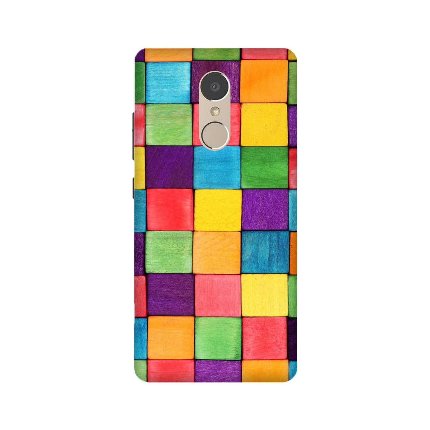 Colorful Square Mobile Back Case for Lenovo K6 Note (Design - 218) Colorful Square Case for Lenovo K6 Note (Design No. 218)