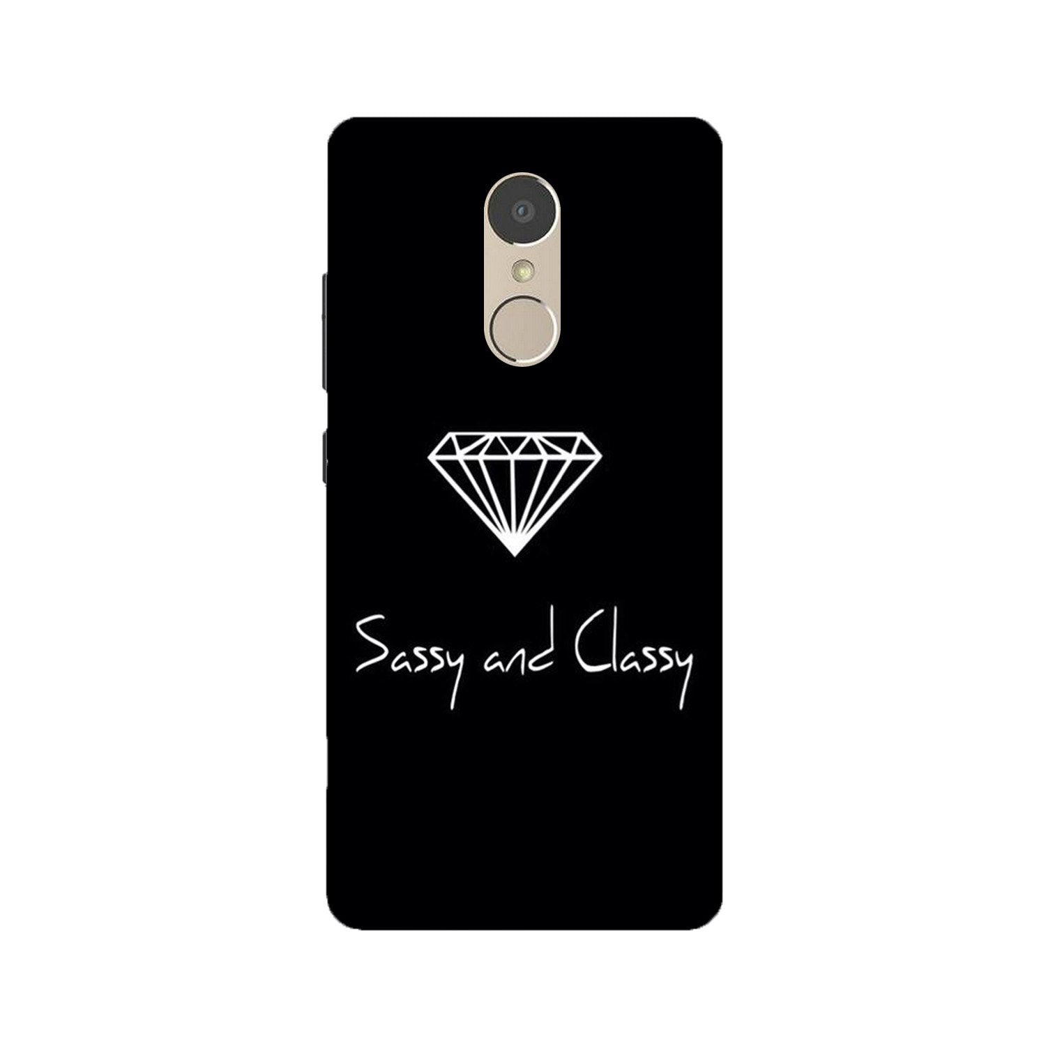 Sassy and Classy Mobile Back Case for Lenovo K6 Note (Design - 264) Sassy and Classy Case for Lenovo K6 Note (Design No. 264)