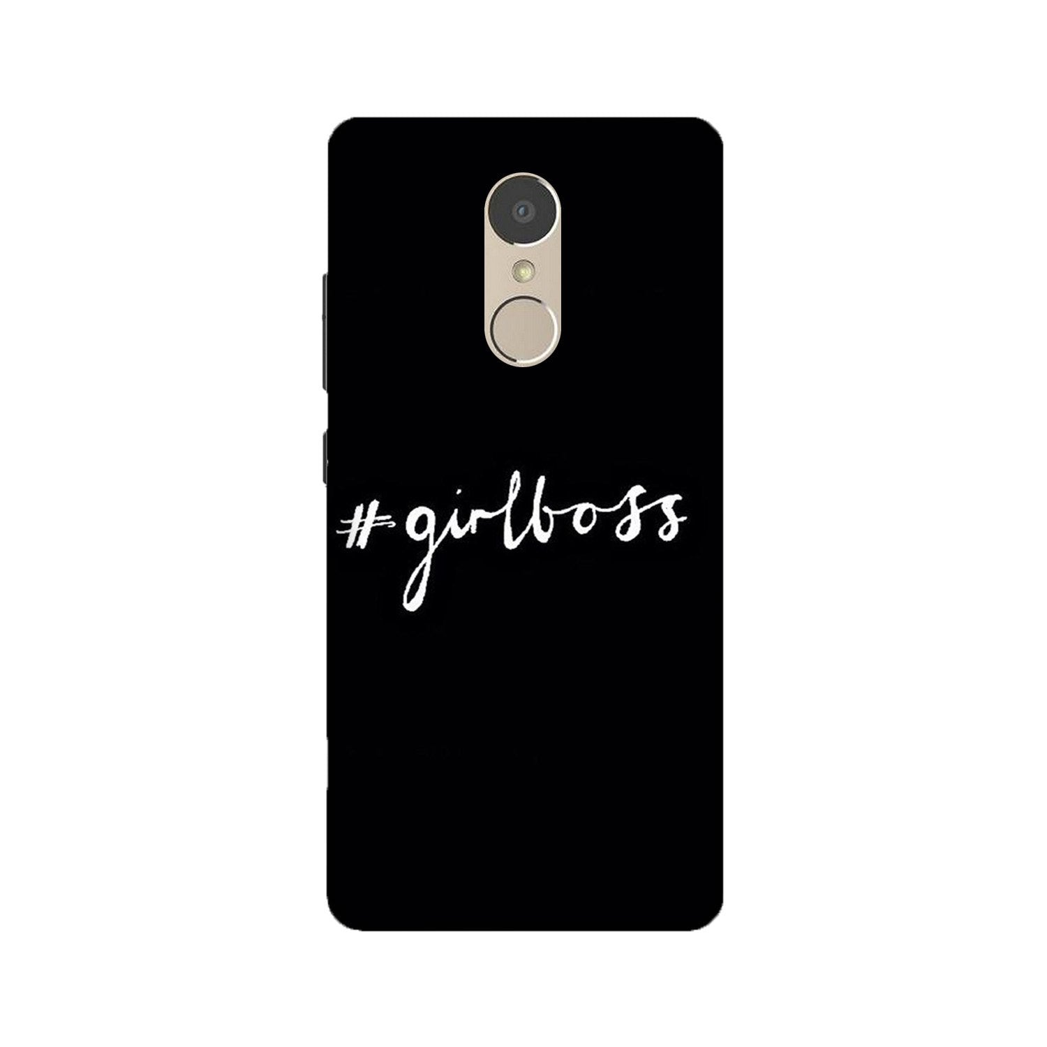 #GirlBoss Mobile Back Case for Lenovo K6 Note (Design - 266) #GirlBoss Case for Lenovo K6 Note (Design No. 266)