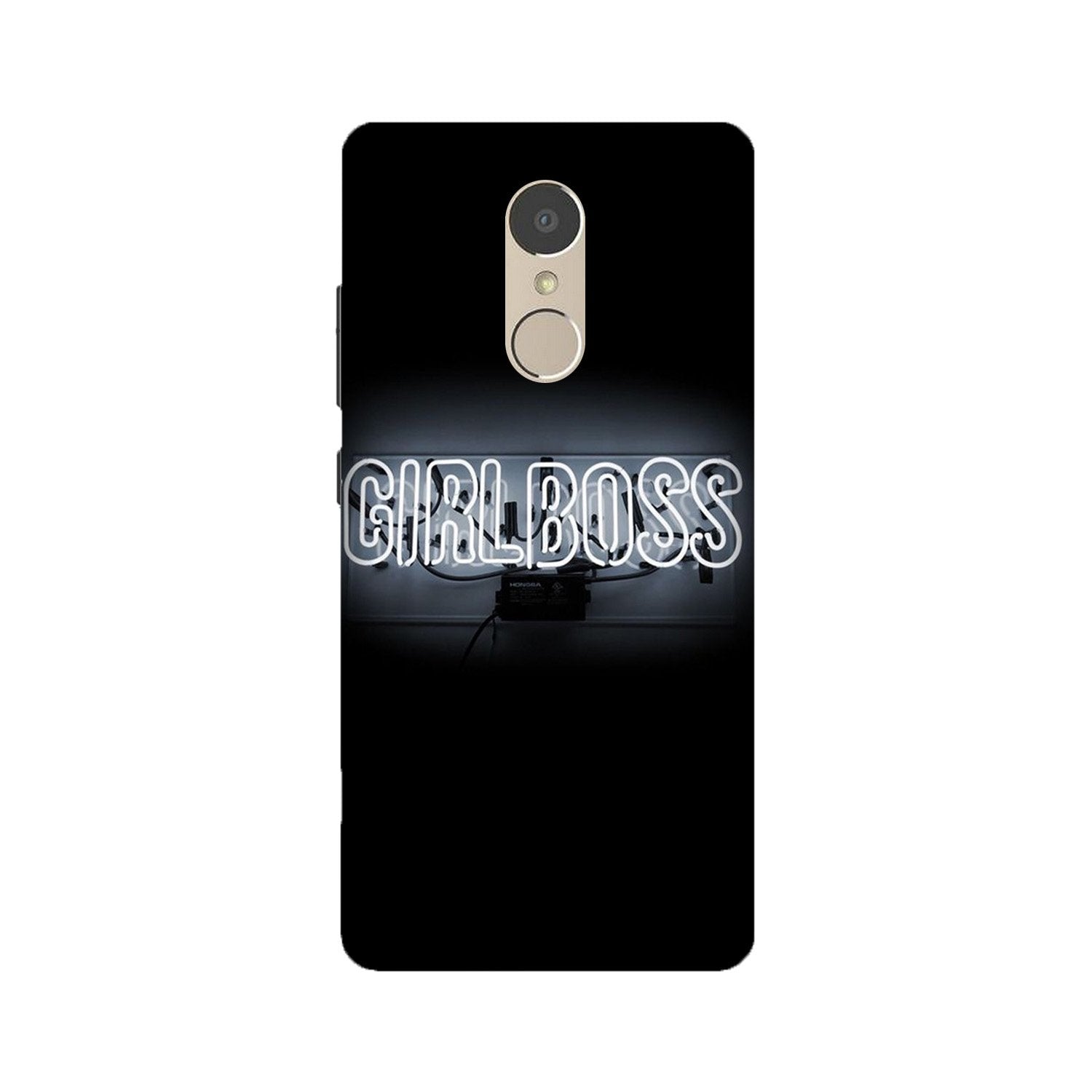 Girl Boss Black Mobile Back Case for Lenovo K6 Note (Design - 268) Girl Boss Black Case for Lenovo K6 Note (Design No. 268)