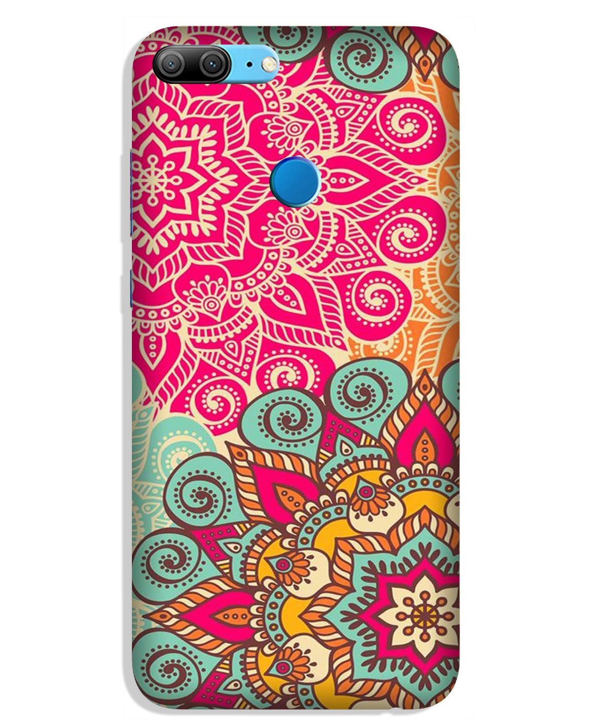 Rangoli art Mobile Back Case for Lenovo K9 / K9 Plus (Design - 6) Rangoli art Case for Lenovo K9 / K9 Plus