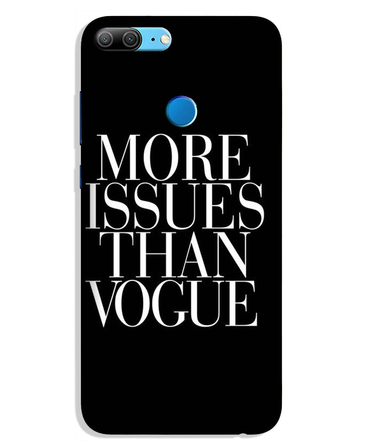 More Issues than Vague Mobile Back Case for Lenovo K9 / K9 Plus (Design - 74) More Issues than Vague Case for Lenovo K9 / K9 Plus