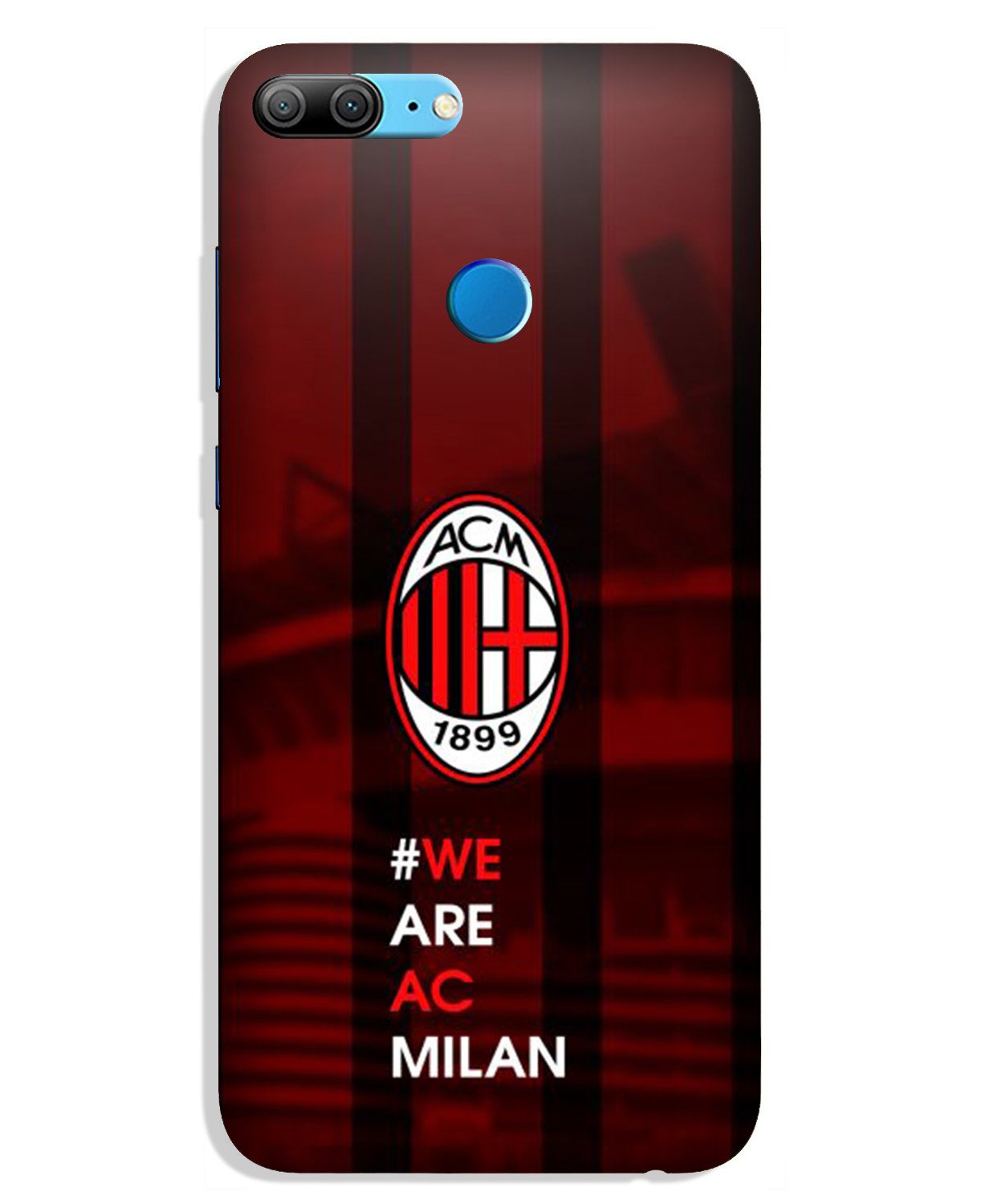 AC Milan Mobile Back Case for Lenovo K9 / K9 Plus (Design - 155) AC Milan Case for Lenovo K9 / K9 Plus (Design - 155)