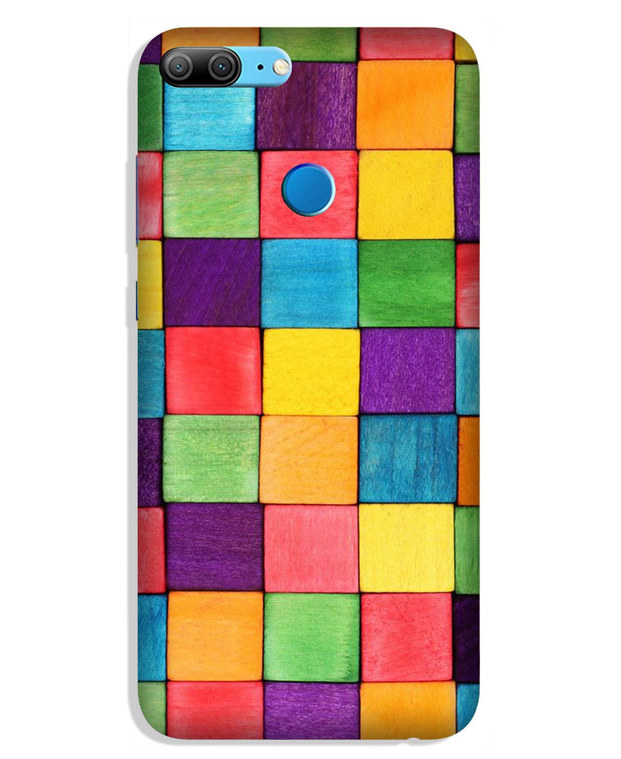 Colorful Square Mobile Back Case for Lenovo K9 / K9 Plus (Design - 218) Colorful Square Case for Lenovo K9 / K9 Plus (Design No. 218)