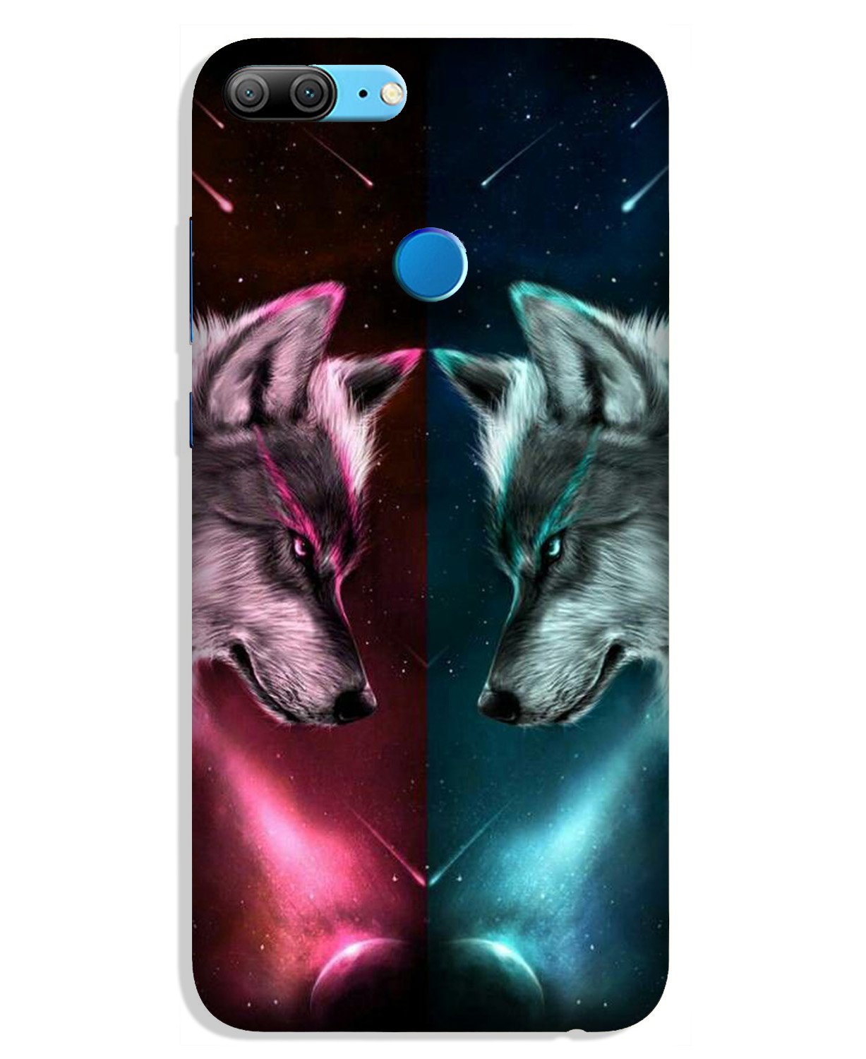 Wolf fight Mobile Back Case for Lenovo K9 / K9 Plus (Design - 221) Wolf fight Case for Lenovo K9 / K9 Plus (Design No. 221)