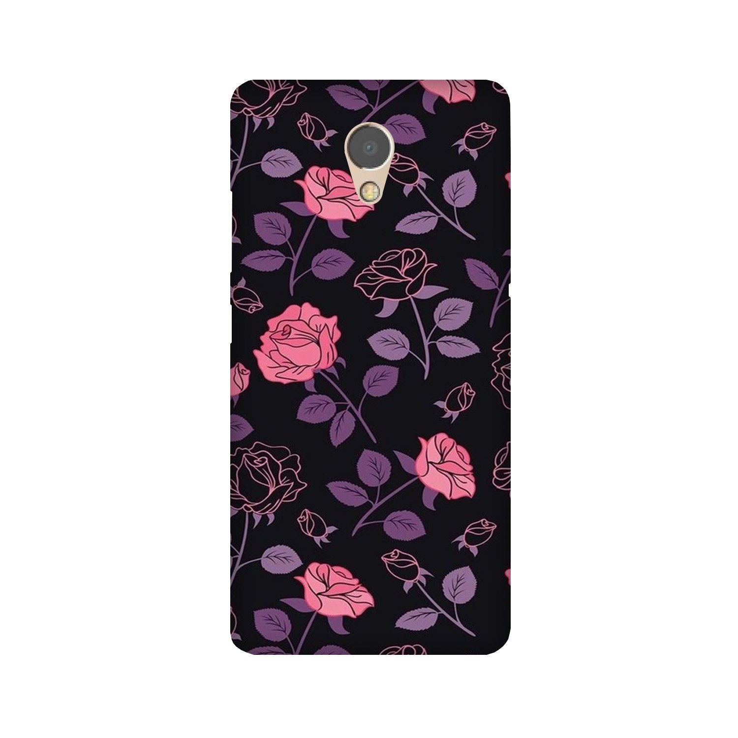Rose Pattern Mobile Back Case for Lenovo P2 (Design - 2) Rose Pattern Case for Lenovo P2