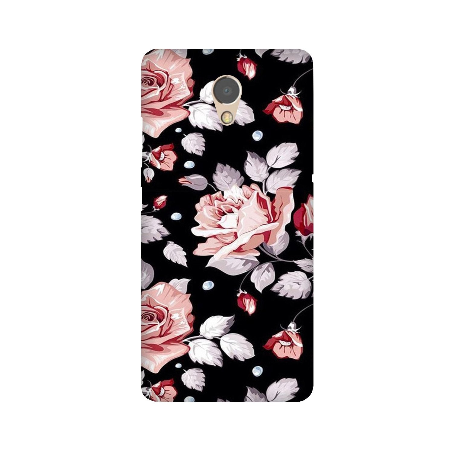 Pink rose Mobile Back Case for Lenovo P2 (Design - 12) Pink rose Case for Lenovo P2
