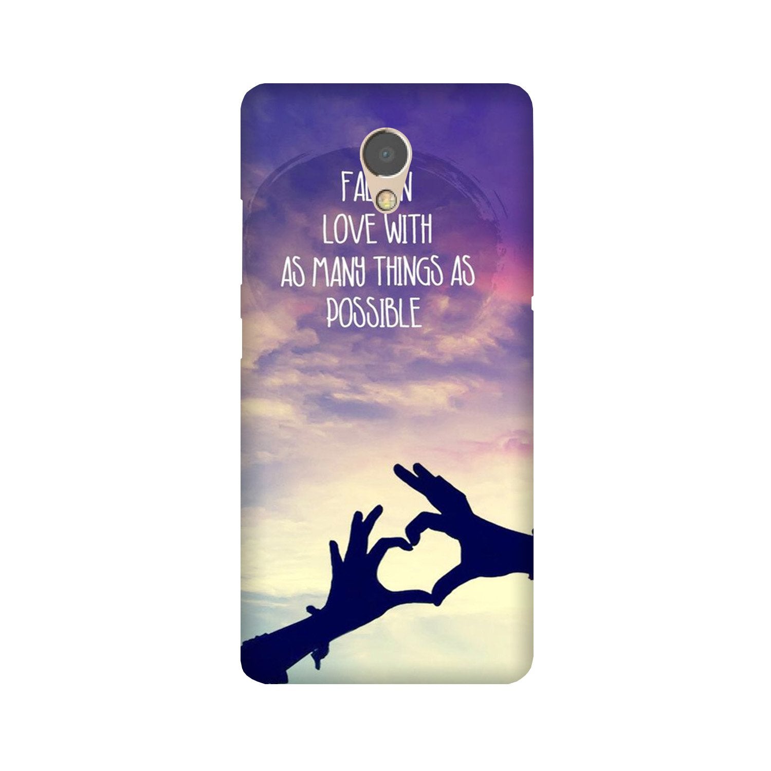 Fall in love Mobile Back Case for Lenovo P2 (Design - 50) Fall in love Case for Lenovo P2