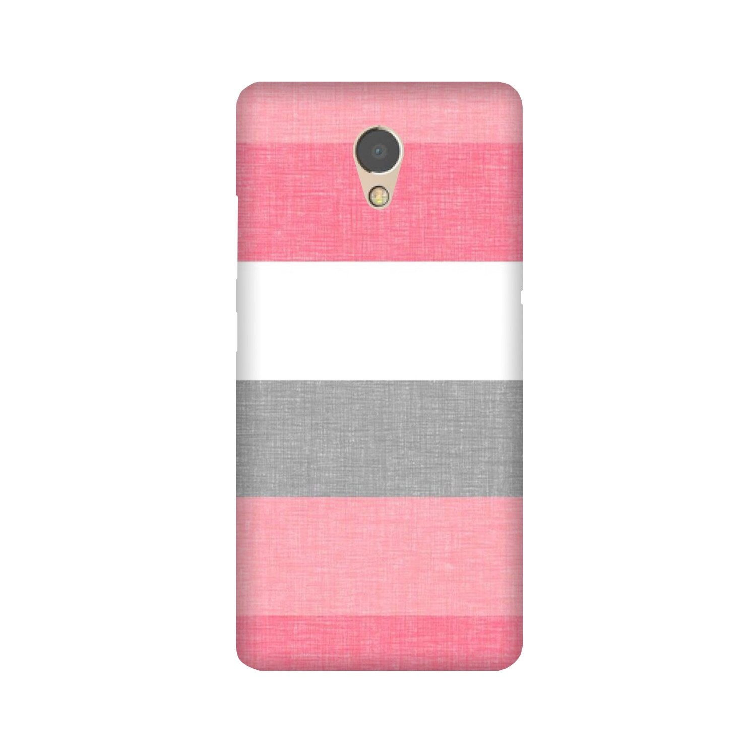Pink white pattern Mobile Back Case for Lenovo P2 (Design - 55) Pink white pattern Case for Lenovo P2