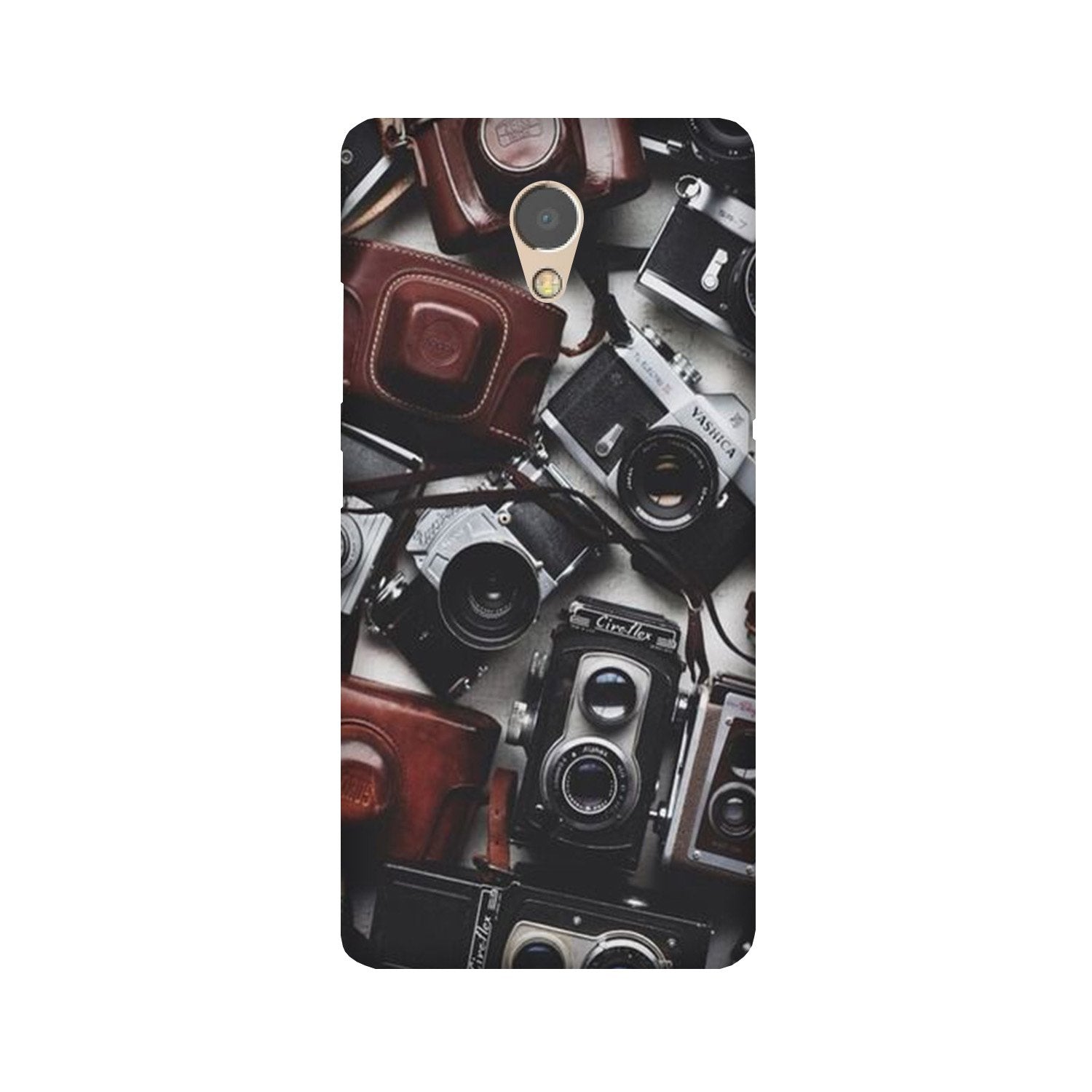 Cameras Mobile Back Case for Lenovo P2 (Design - 57) Cameras Case for Lenovo P2