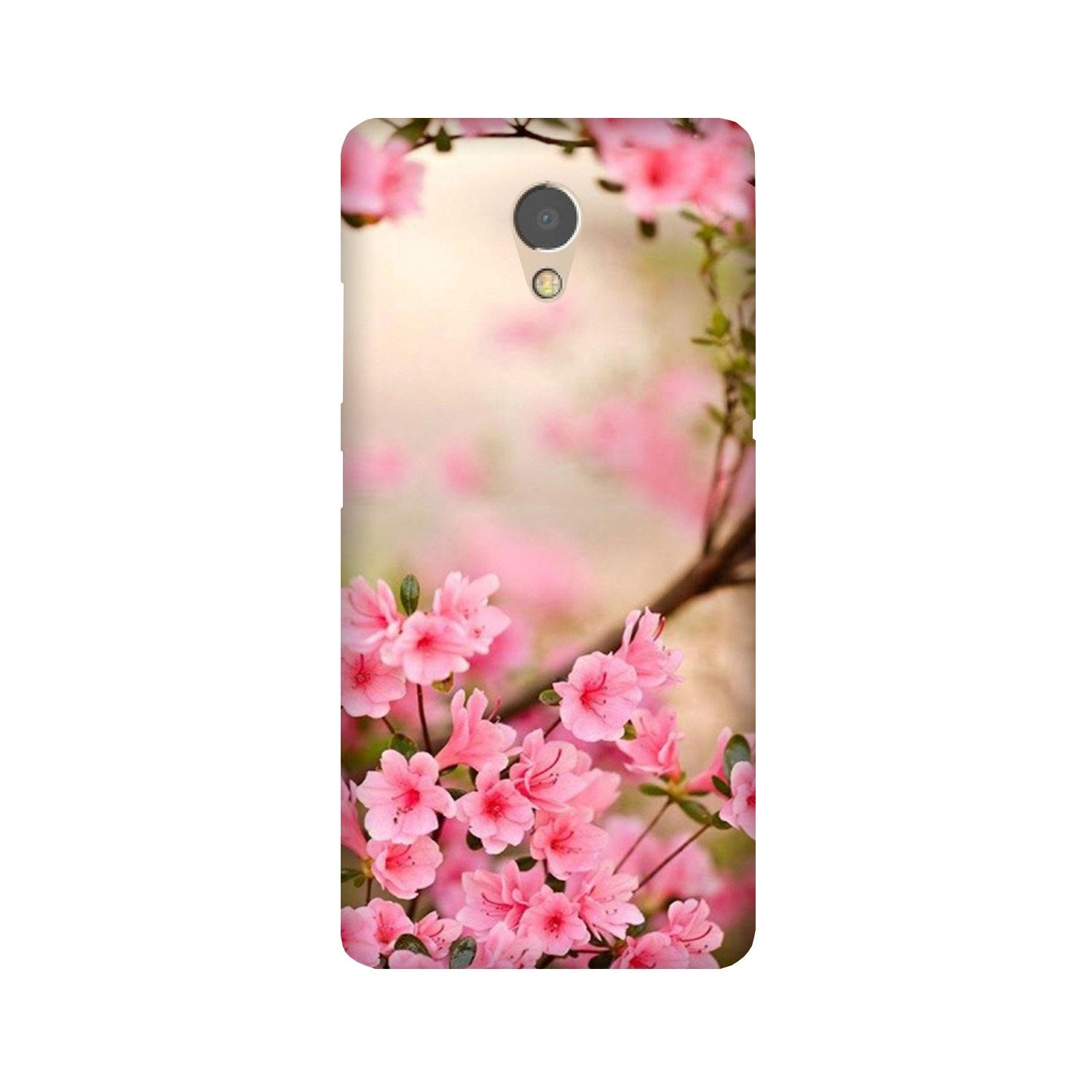 Pink flowers Mobile Back Case for Lenovo P2 (Design - 69) Pink flowers Case for Lenovo P2