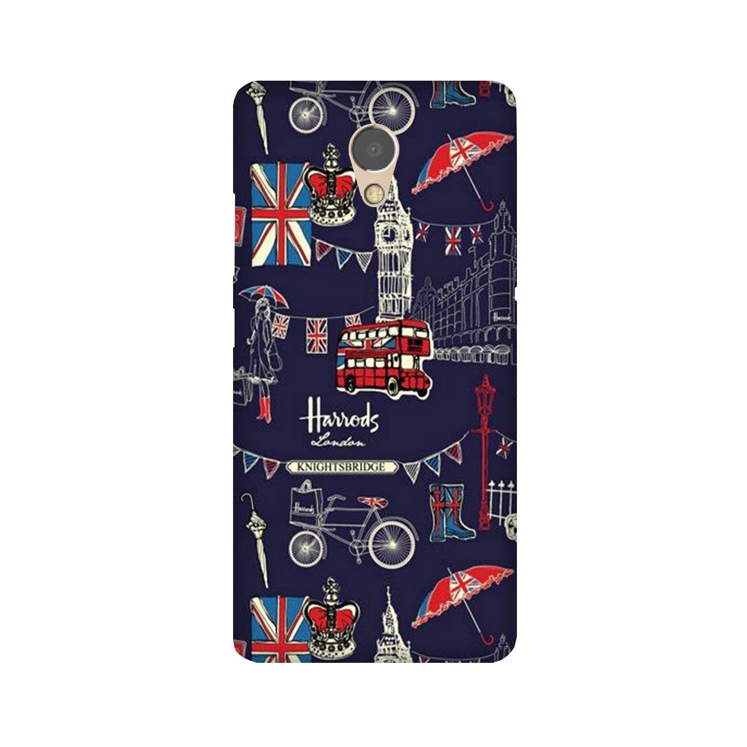 Love London Mobile Back Case for Lenovo P2 (Design - 75) Love London Case for Lenovo P2