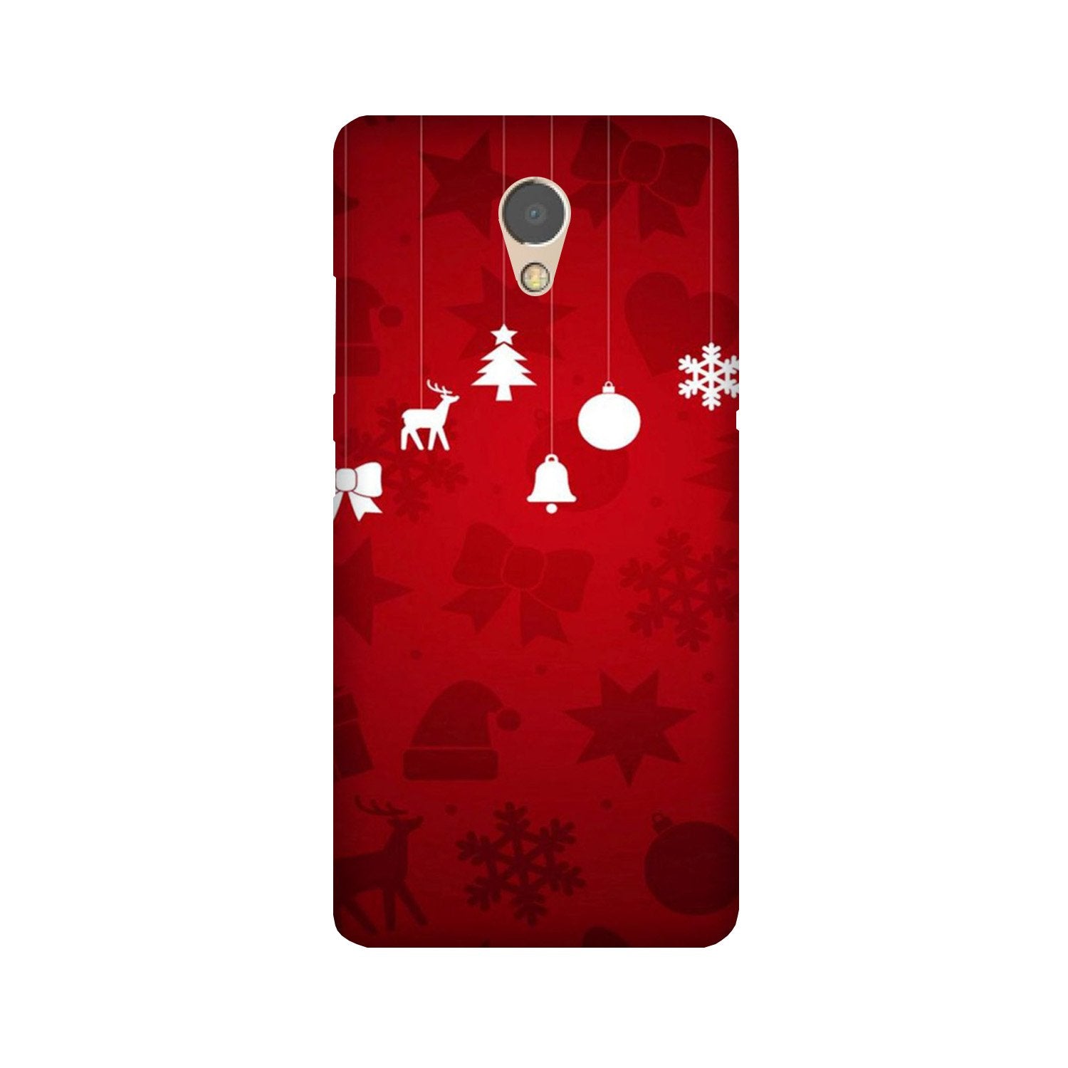 Christmas Mobile Back Case for Lenovo P2 (Design - 78) Christmas Case for Lenovo P2