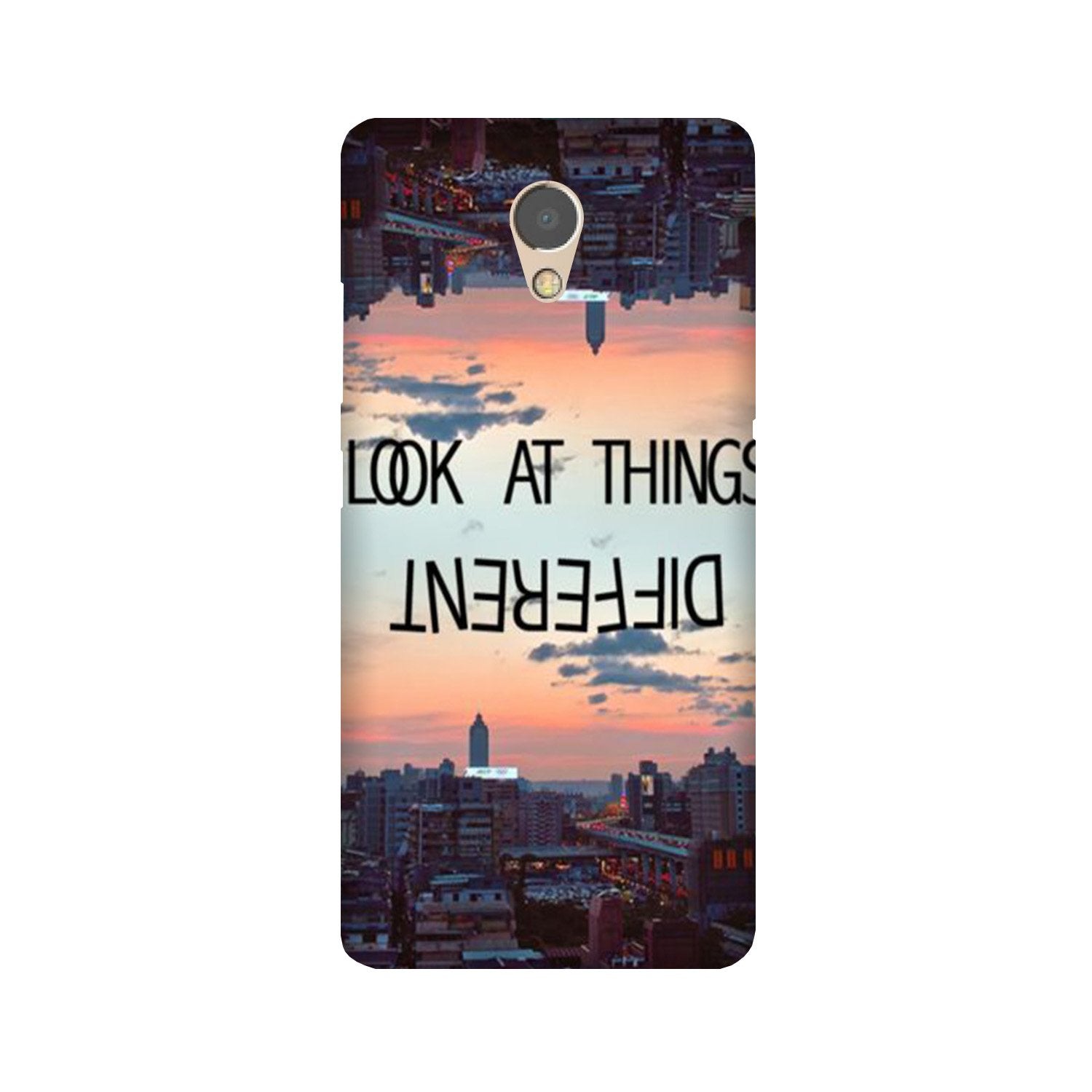 Look at things different Mobile Back Case for Lenovo P2 (Design - 99) Look at things different Case for Lenovo P2