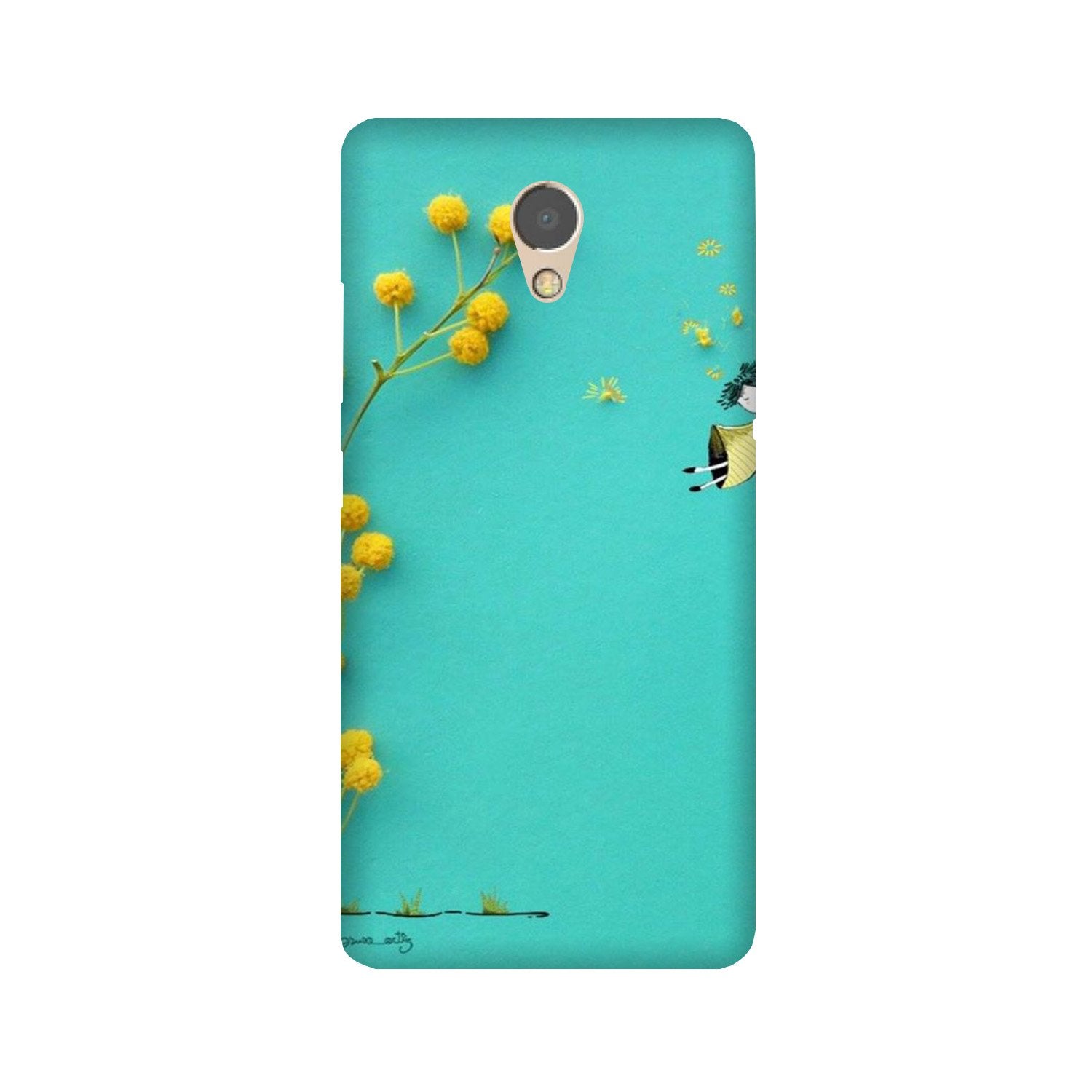 Flowers Girl Mobile Back Case for Lenovo P2 (Design - 216) Flowers Girl Case for Lenovo P2 (Design No. 216)