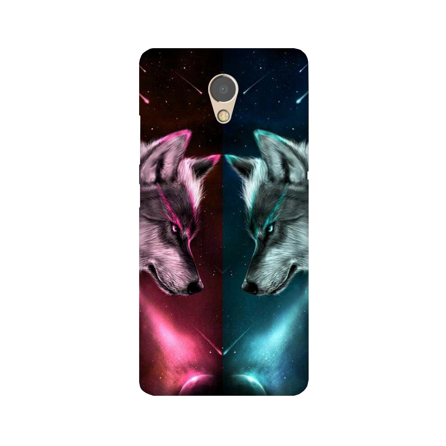 Wolf fight Mobile Back Case for Lenovo P2 (Design - 221) Wolf fight Case for Lenovo P2 (Design No. 221)
