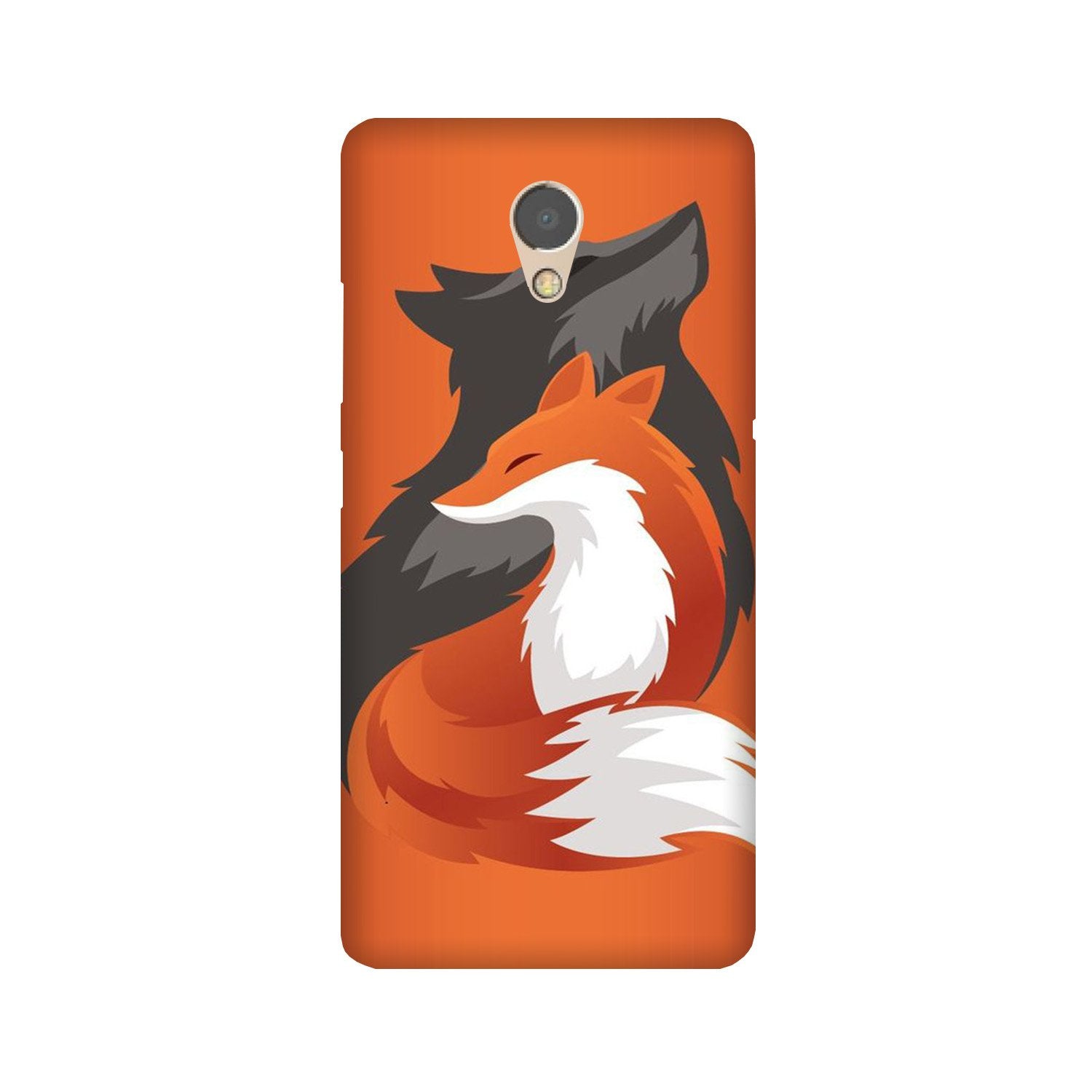 Wolf Mobile Back Case for Lenovo P2 (Design - 224) Wolf Case for Lenovo P2 (Design No. 224)