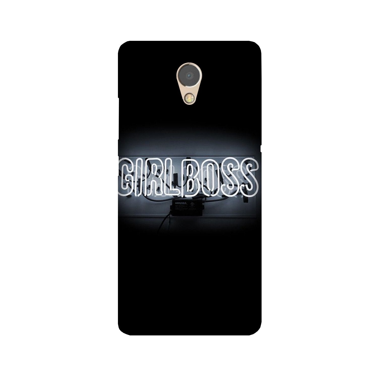 Girl Boss Black Mobile Back Case for Lenovo P2 (Design - 268) Girl Boss Black Case for Lenovo P2 (Design No. 268)