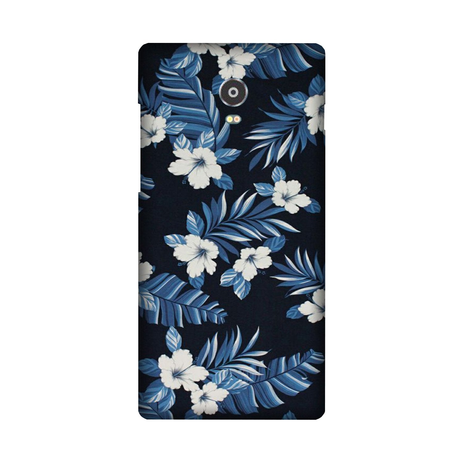 White flowers Blue Background2 Mobile Back Case for Lenovo Vibe P1 (Design - 15) White flowers Blue Background2 Case for Lenovo Vibe P1
