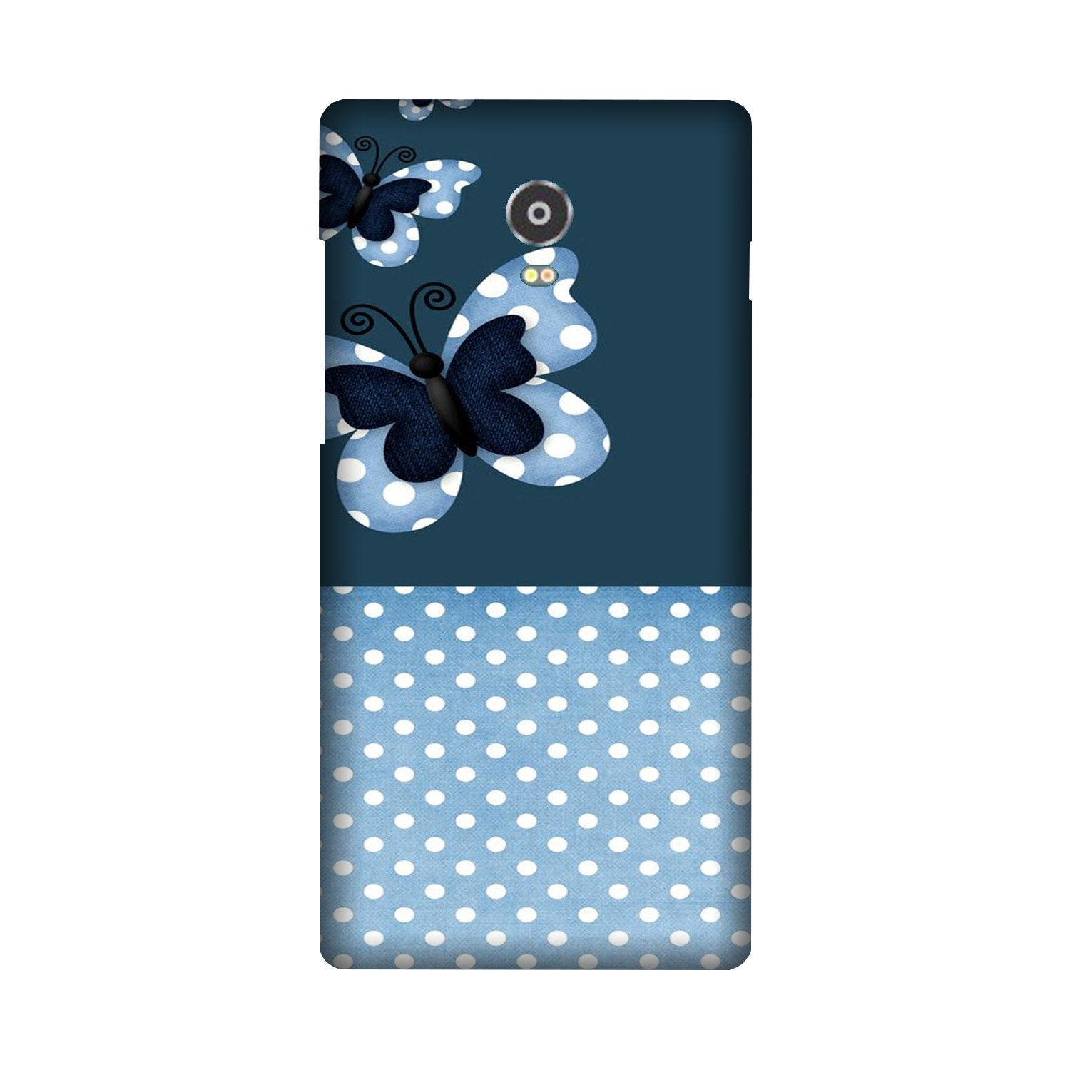 White dots Butterfly Mobile Back Case for Lenovo Vibe P1 (Design - 31) White dots Butterfly Case for Lenovo Vibe P1