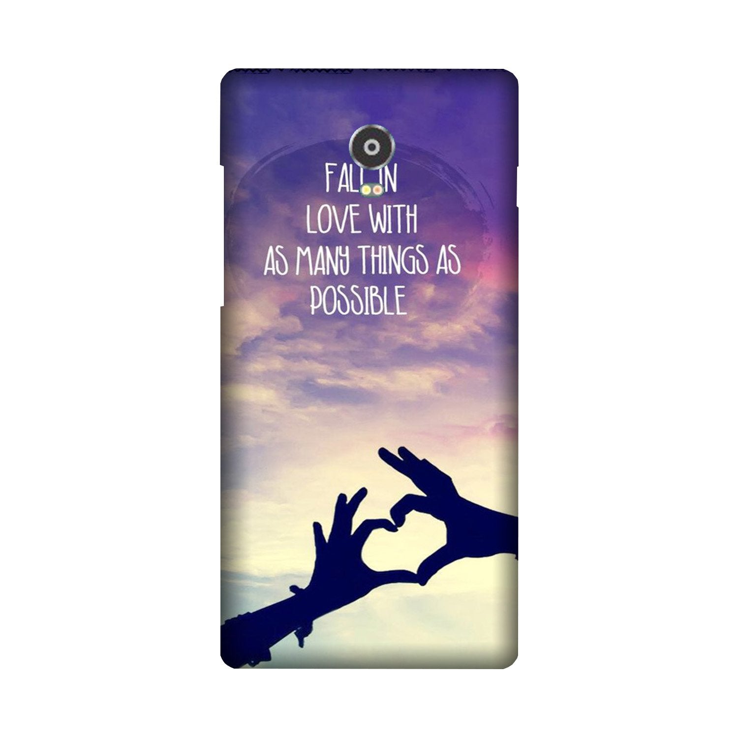 Fall in love Mobile Back Case for Lenovo Vibe P1 (Design - 50) Fall in love Case for Lenovo Vibe P1