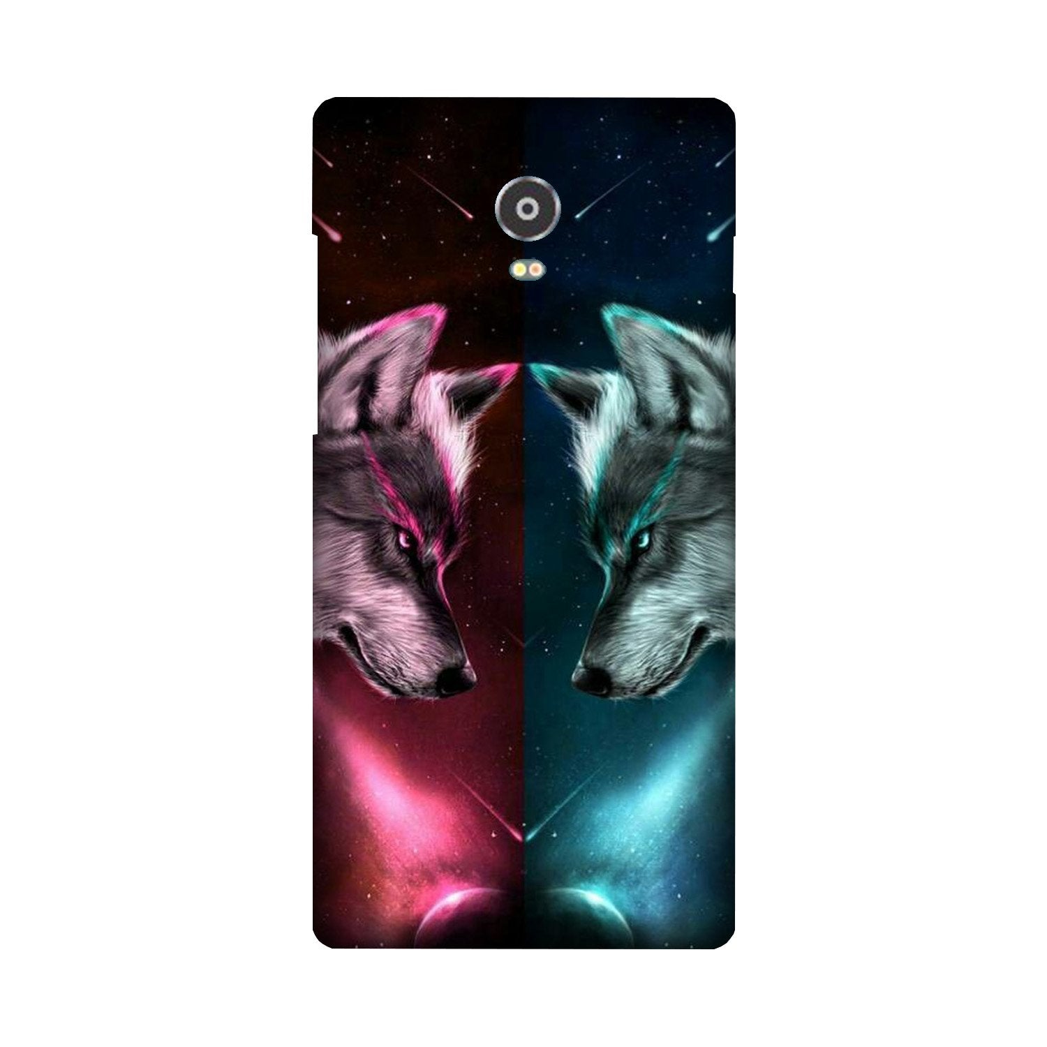 Wolf fight Mobile Back Case for Lenovo Vibe P1 (Design - 221) Wolf fight Case for Lenovo Vibe P1 (Design No. 221)