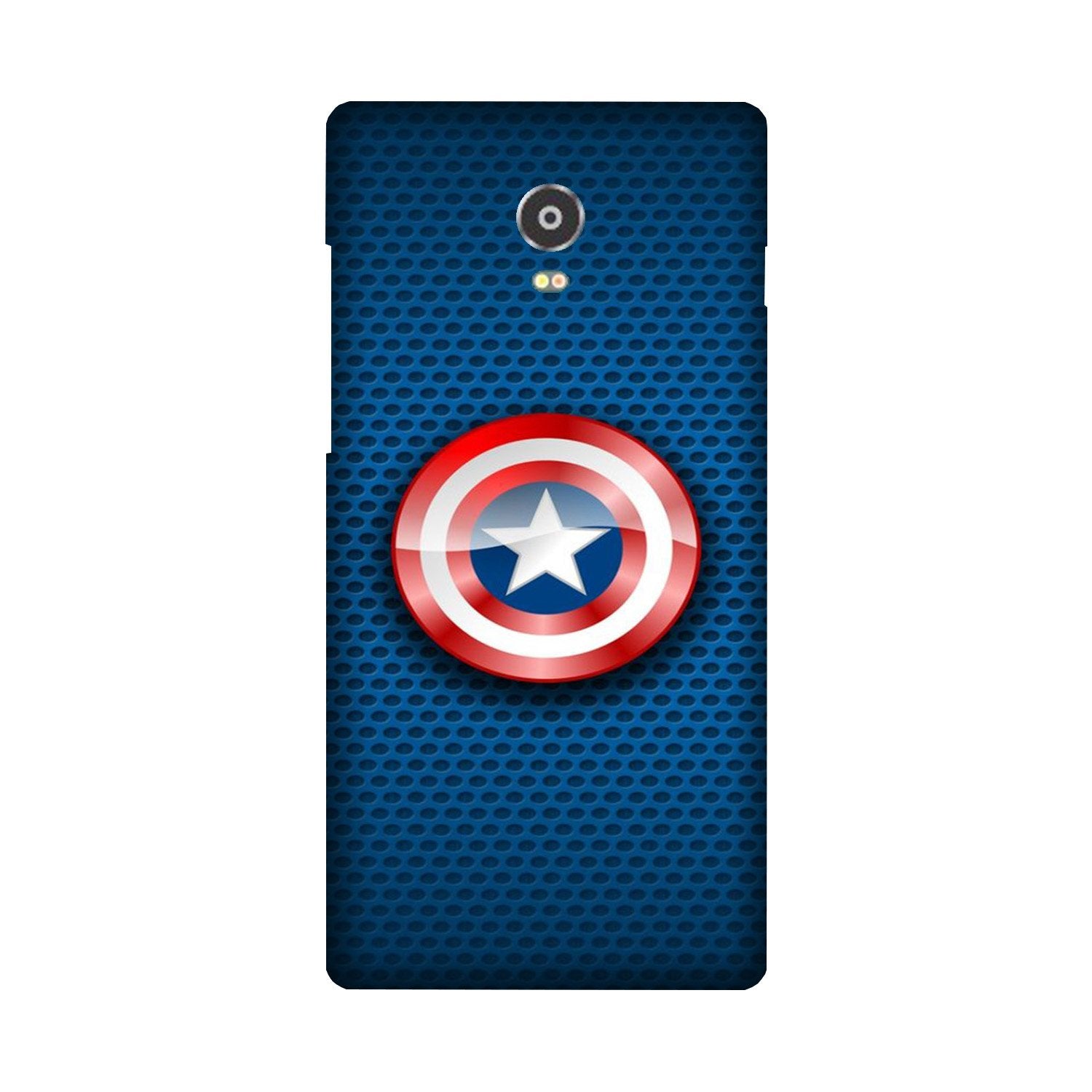 Captain America Shield Mobile Back Case for Lenovo Vibe P1 (Design - 253) Captain America Shield Case for Lenovo Vibe P1 (Design No. 253)